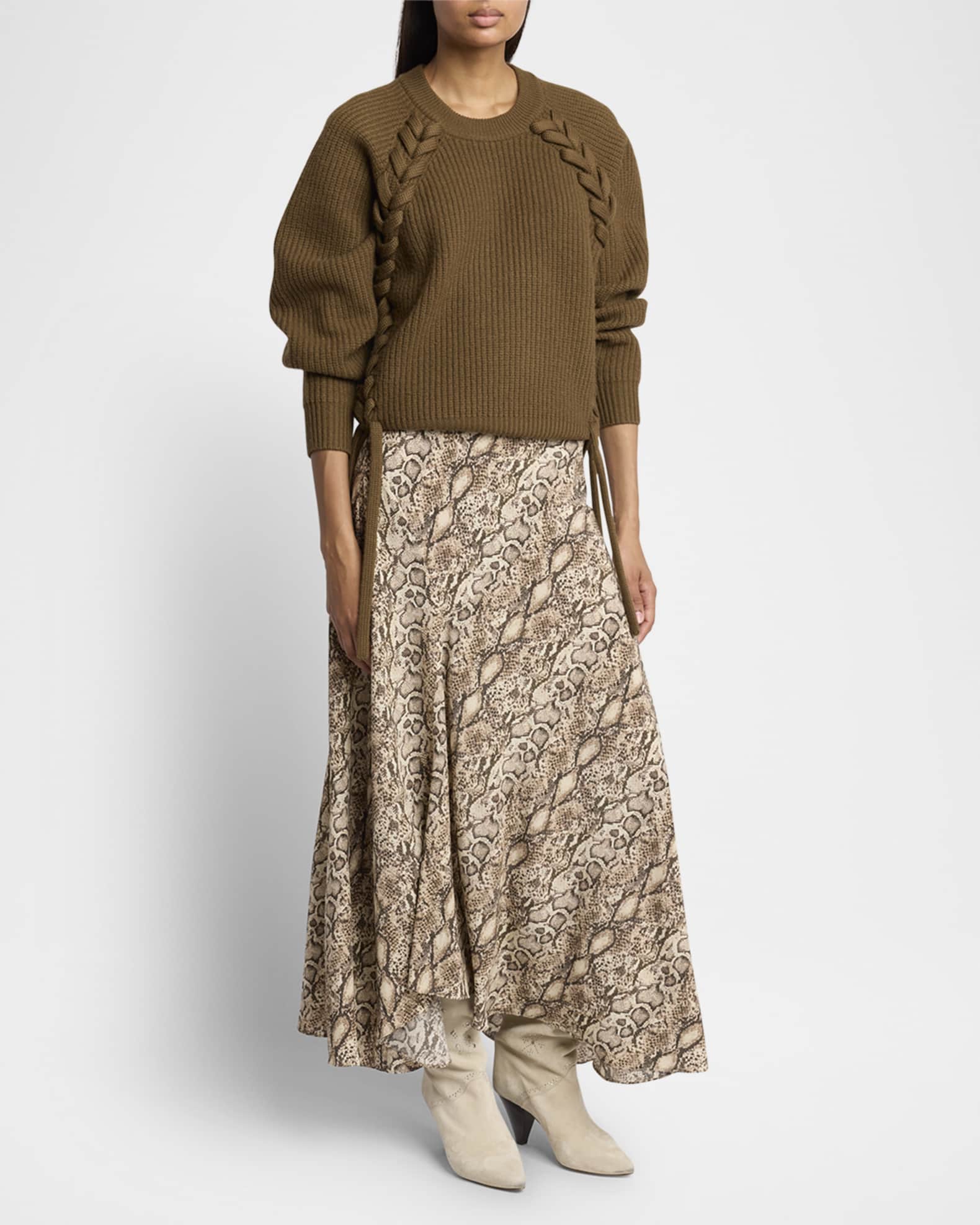 Zimmermann snakeskin skirt deals