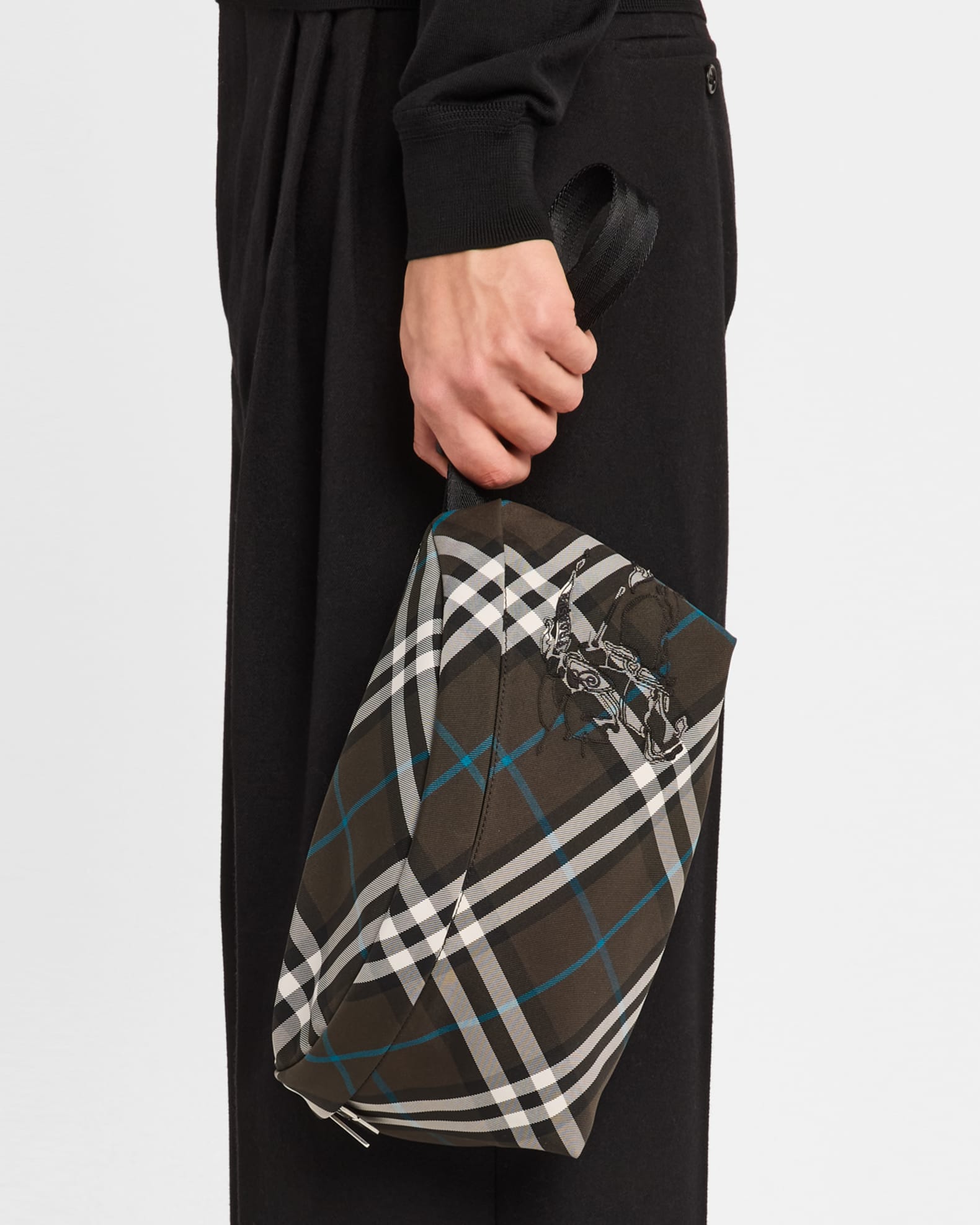 Men's Classics Check Belt Bag 1