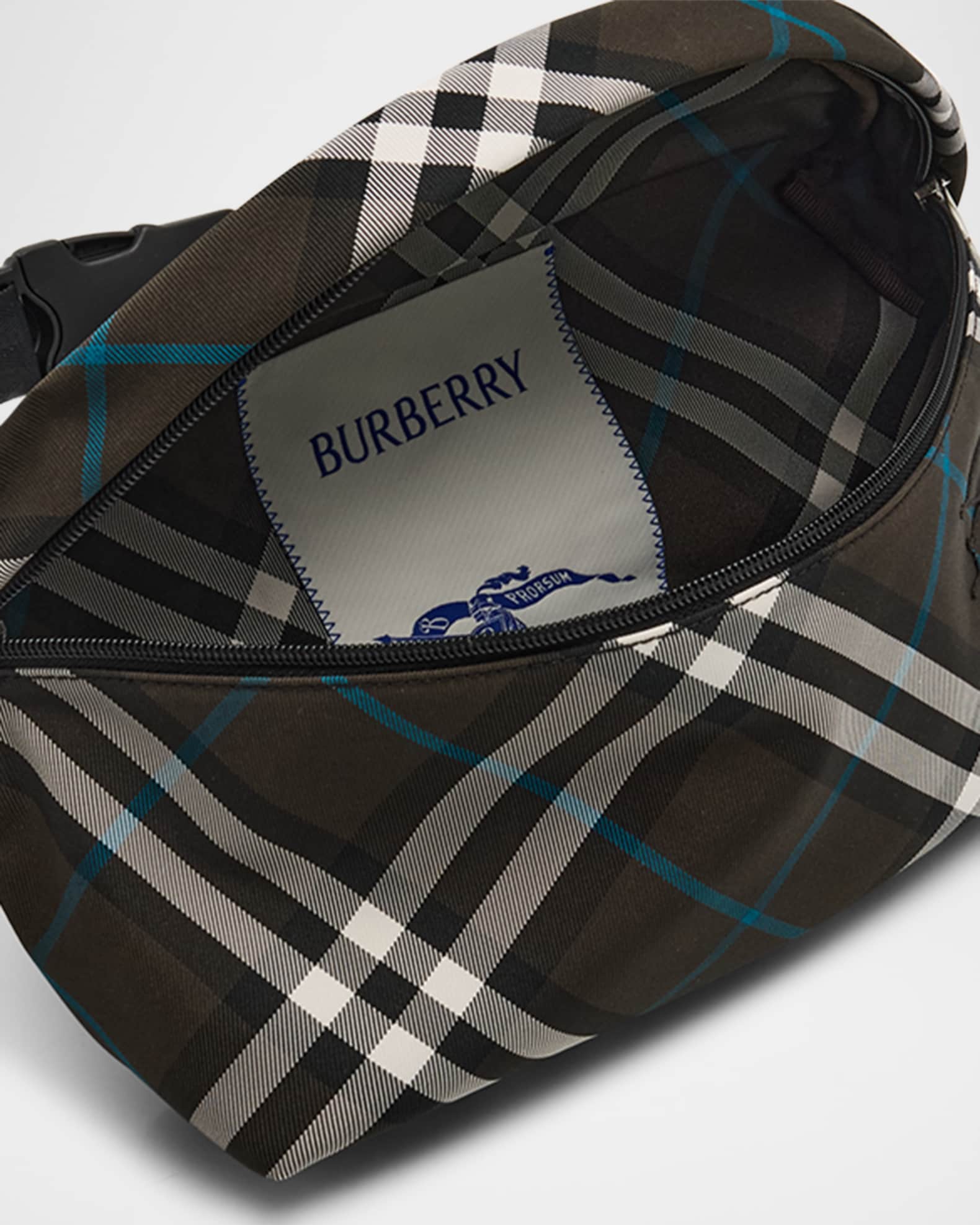 Burberry Men's Classics Check Belt Bag | Neiman Marcus