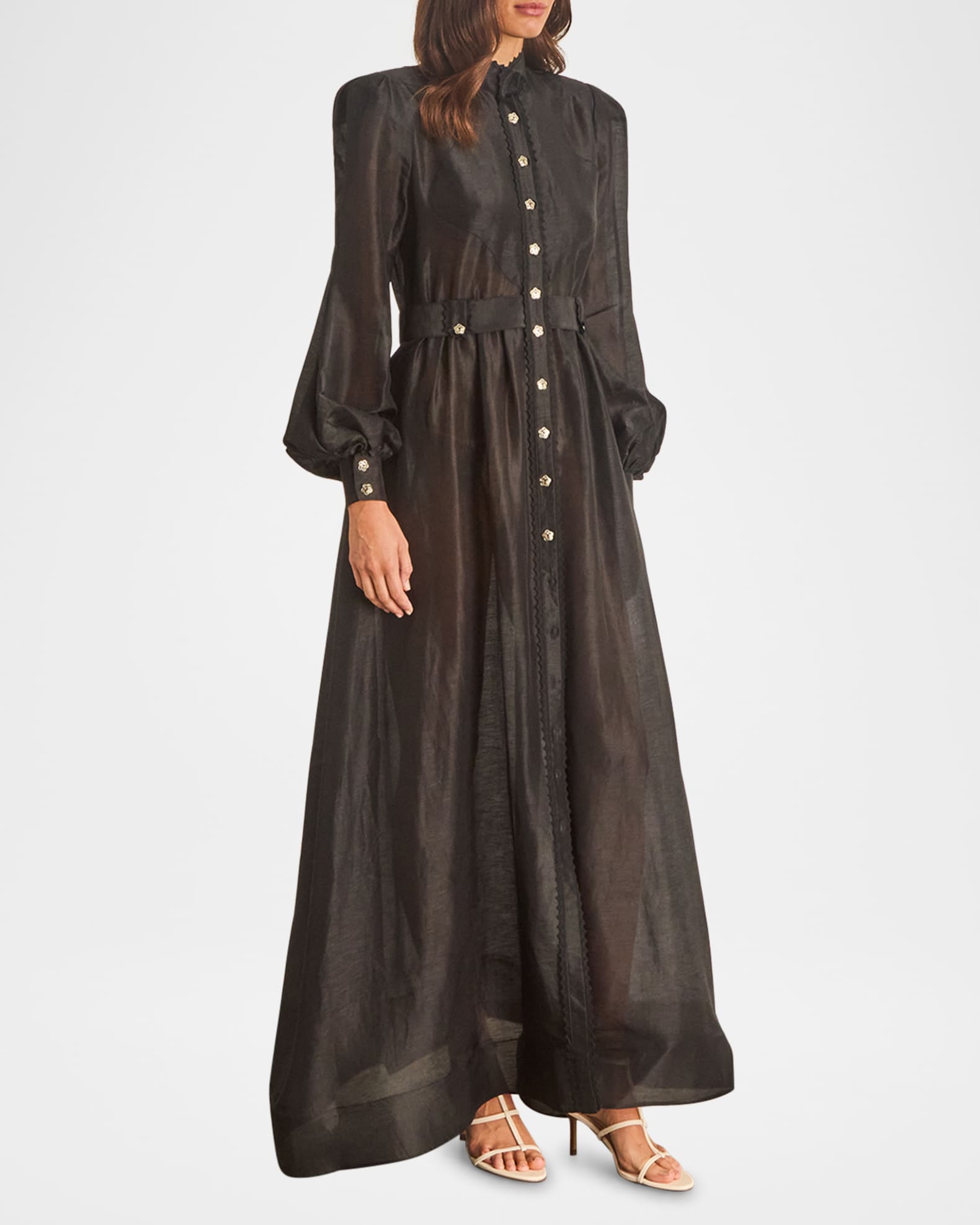 knee length dresses for ladies Womens Linen Shirt Dress in Aqua main image 0