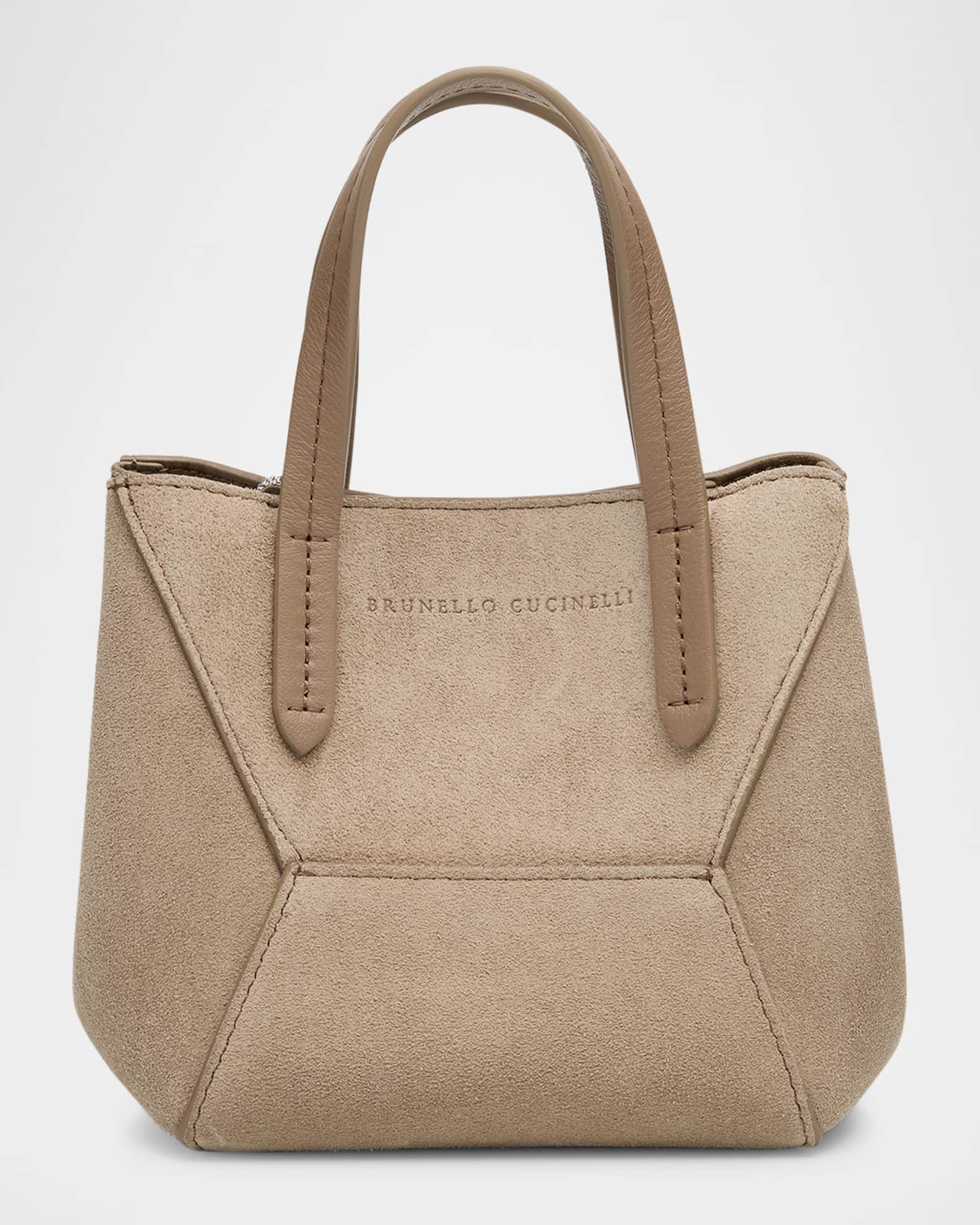 Essense Monili Leather Top-Handle Bag 0