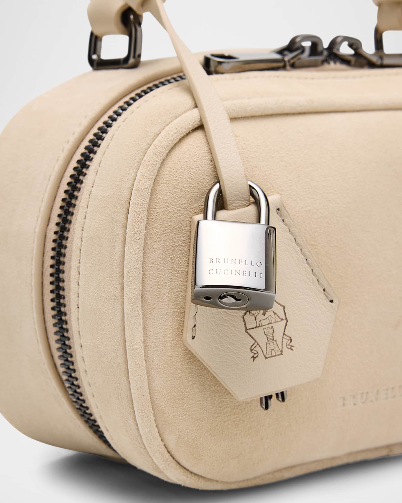 ブランド雑貨総合 Brunello Marcus Neiman | Bag Top-Handle Suede Zip Mini Cucinelli バッグ