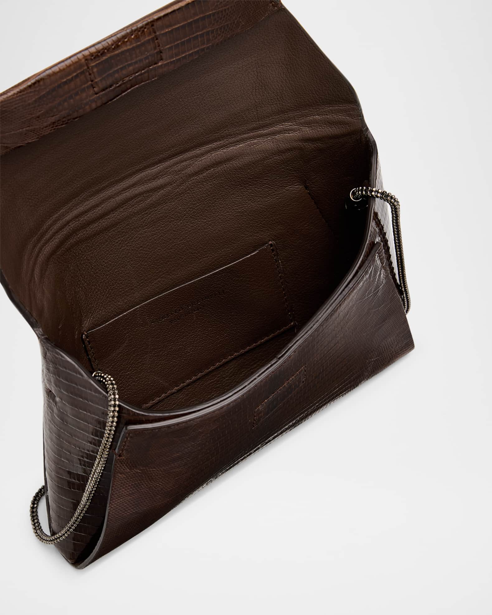 クラッチバッグ BRUNELLO CUCINELLI CLUTCH IN GARNET LEATHER Brunello Cucinelli Clutch in Garnet Leather | TheDoubleF