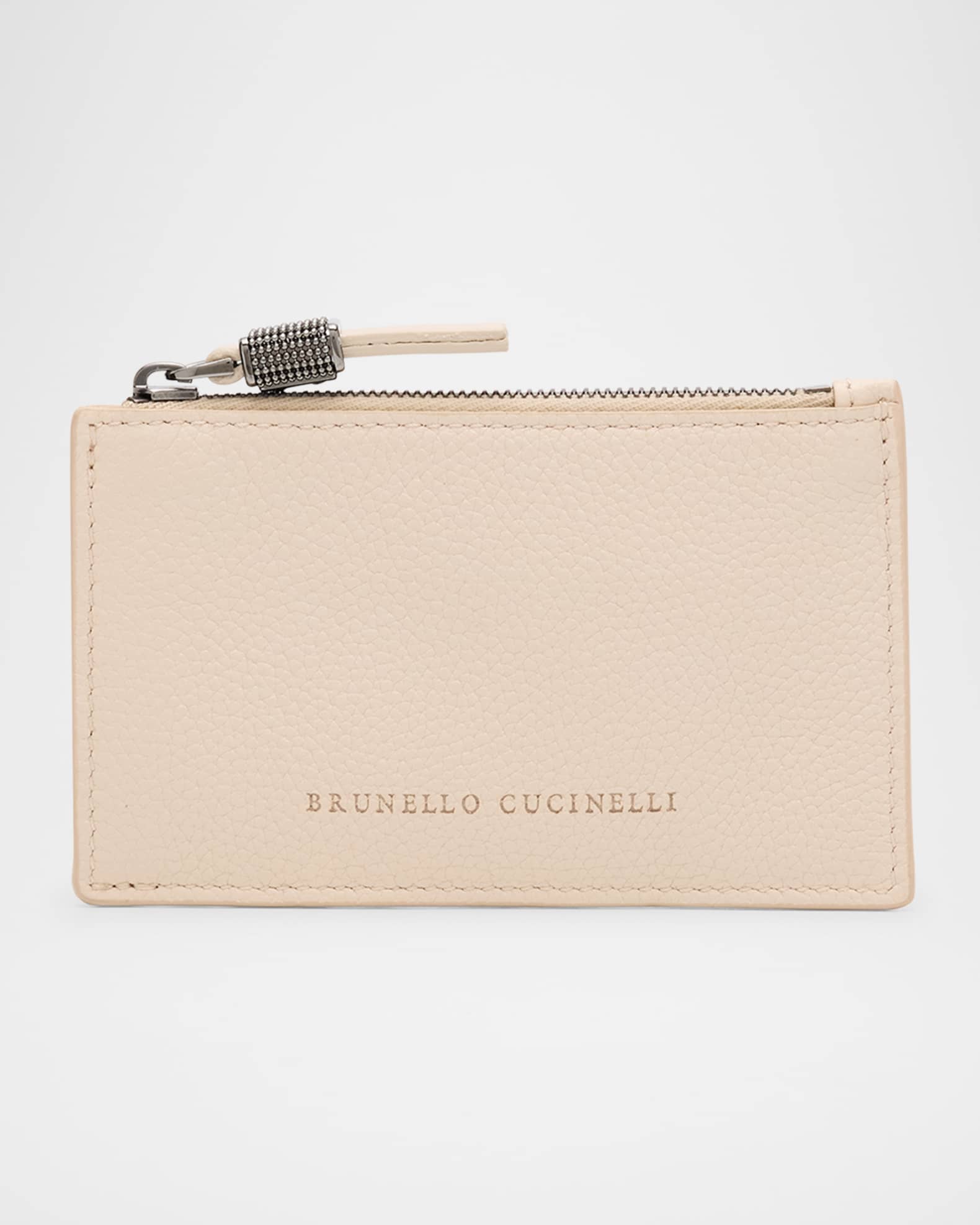 Monili Leather Zip Wallet  0