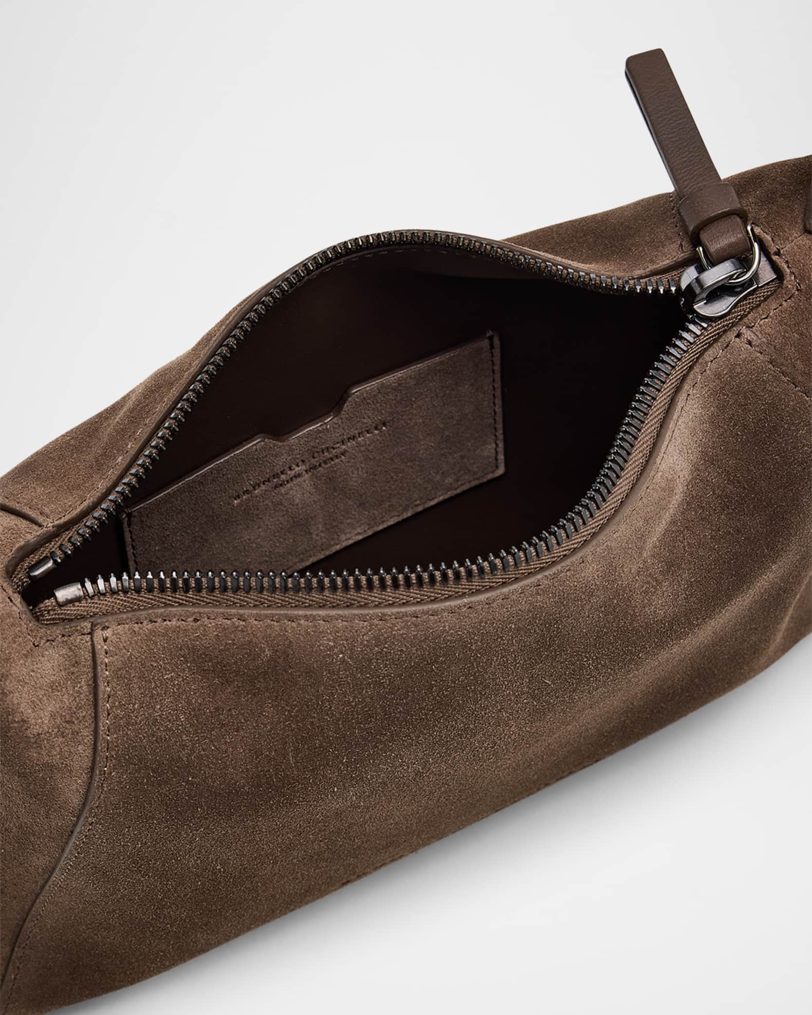 Brunello Cucinelli Monili Zip Leather Shoulder Bag | Neiman