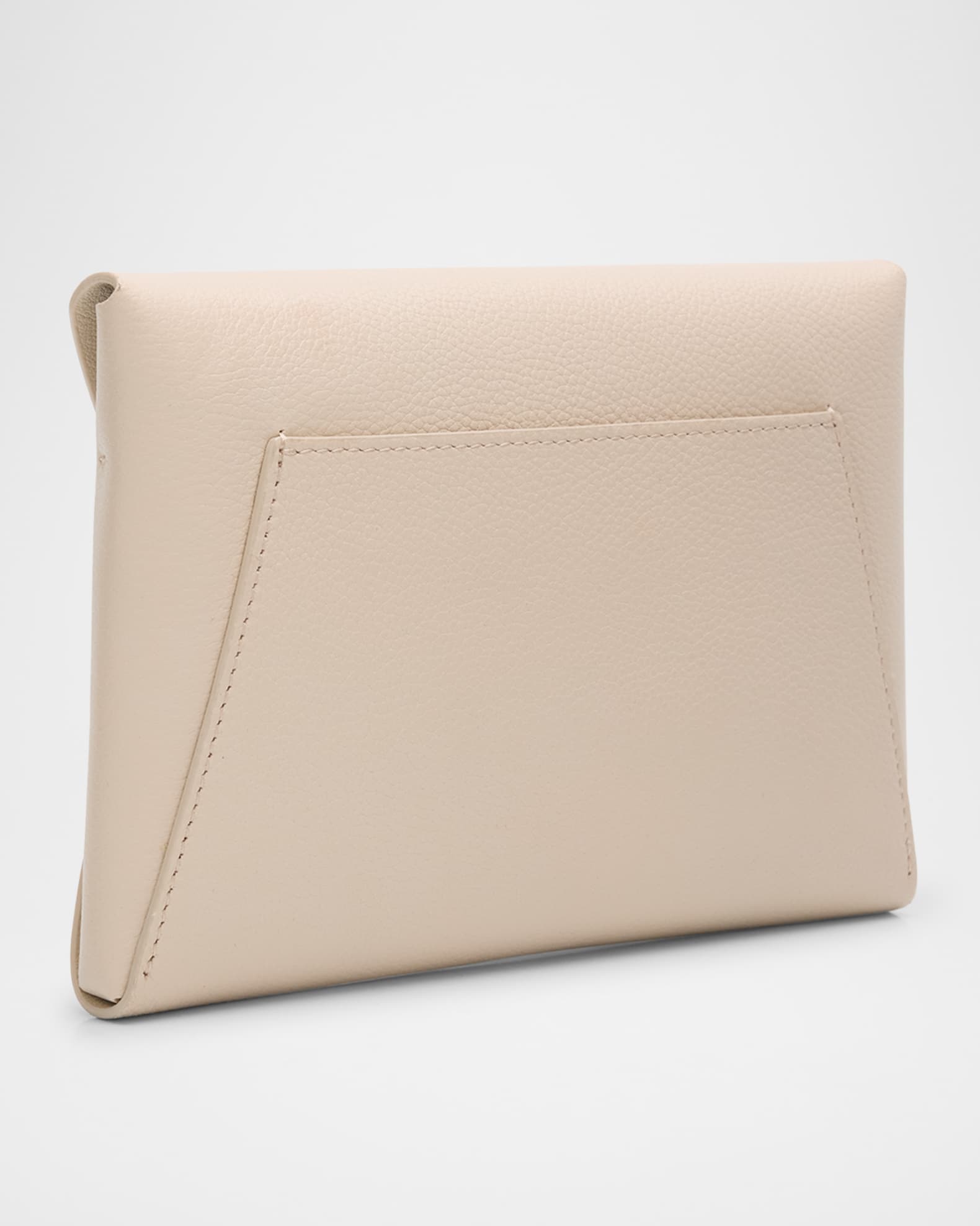 Envelope Flap Leather Clutch Bag  1