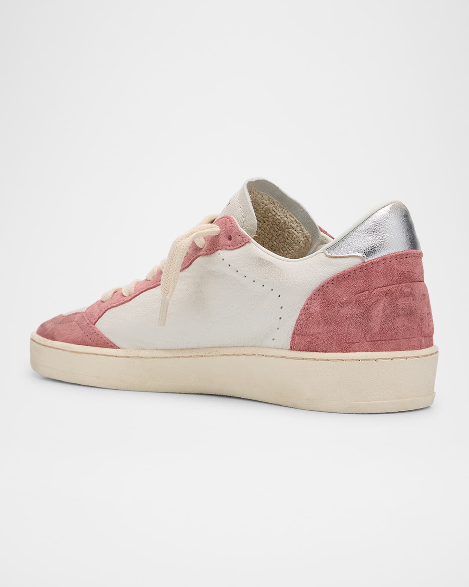 スニーカー LEATHER BALL STAR LOW TOP Golden Goose Ballstar Mixed Leather Low-Top Sneakers