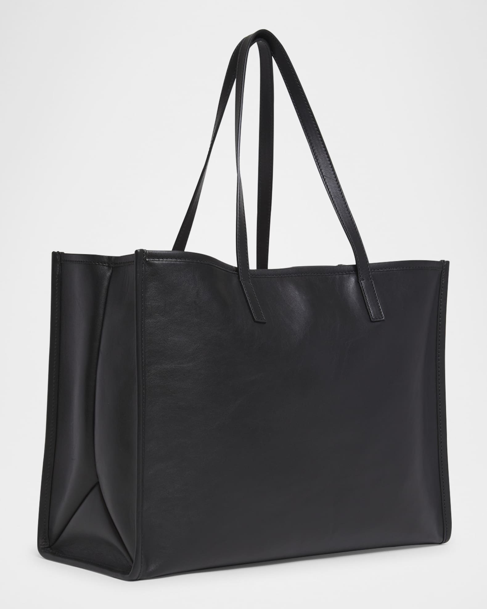 Alexander McQueen Men s T Bar Pendant Leather Tote Bag Neiman Marcus