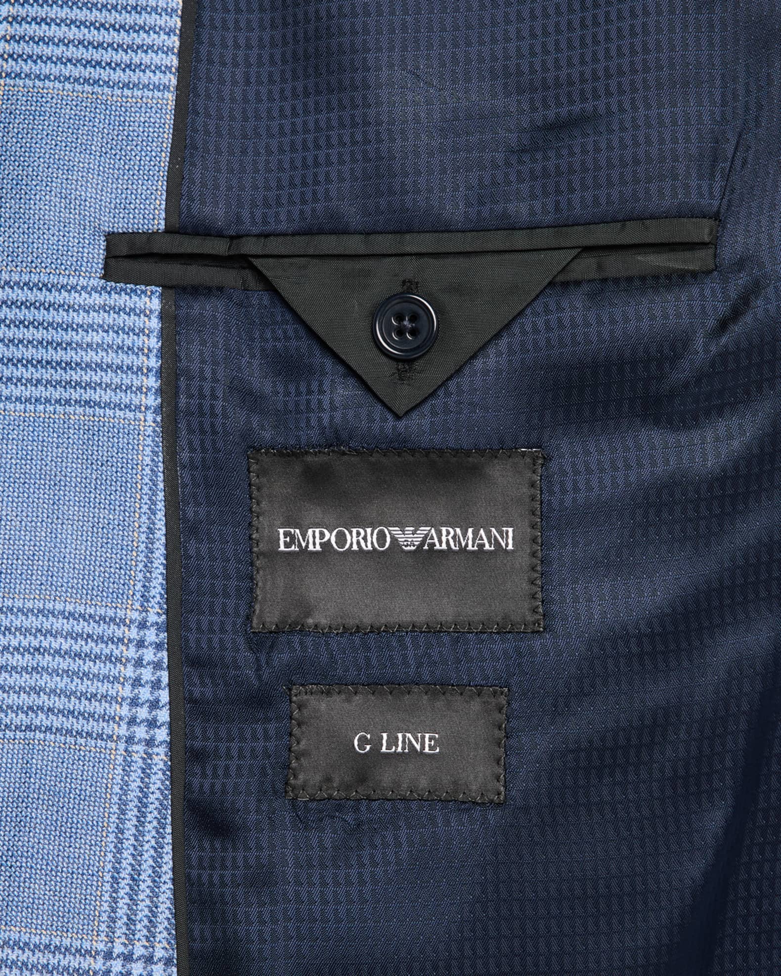 Emporio Armani Men's Houndstooth Plaid Sport Coat | Neiman Marcus