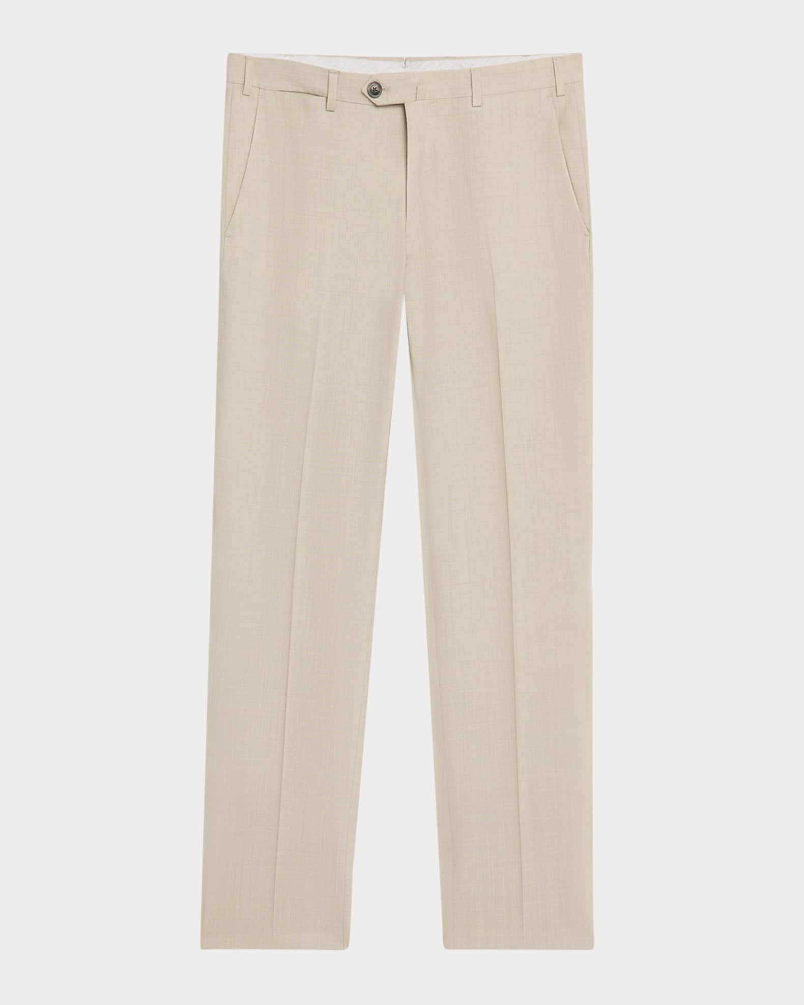 Men's Textured Flat-Front Dress Pants 0