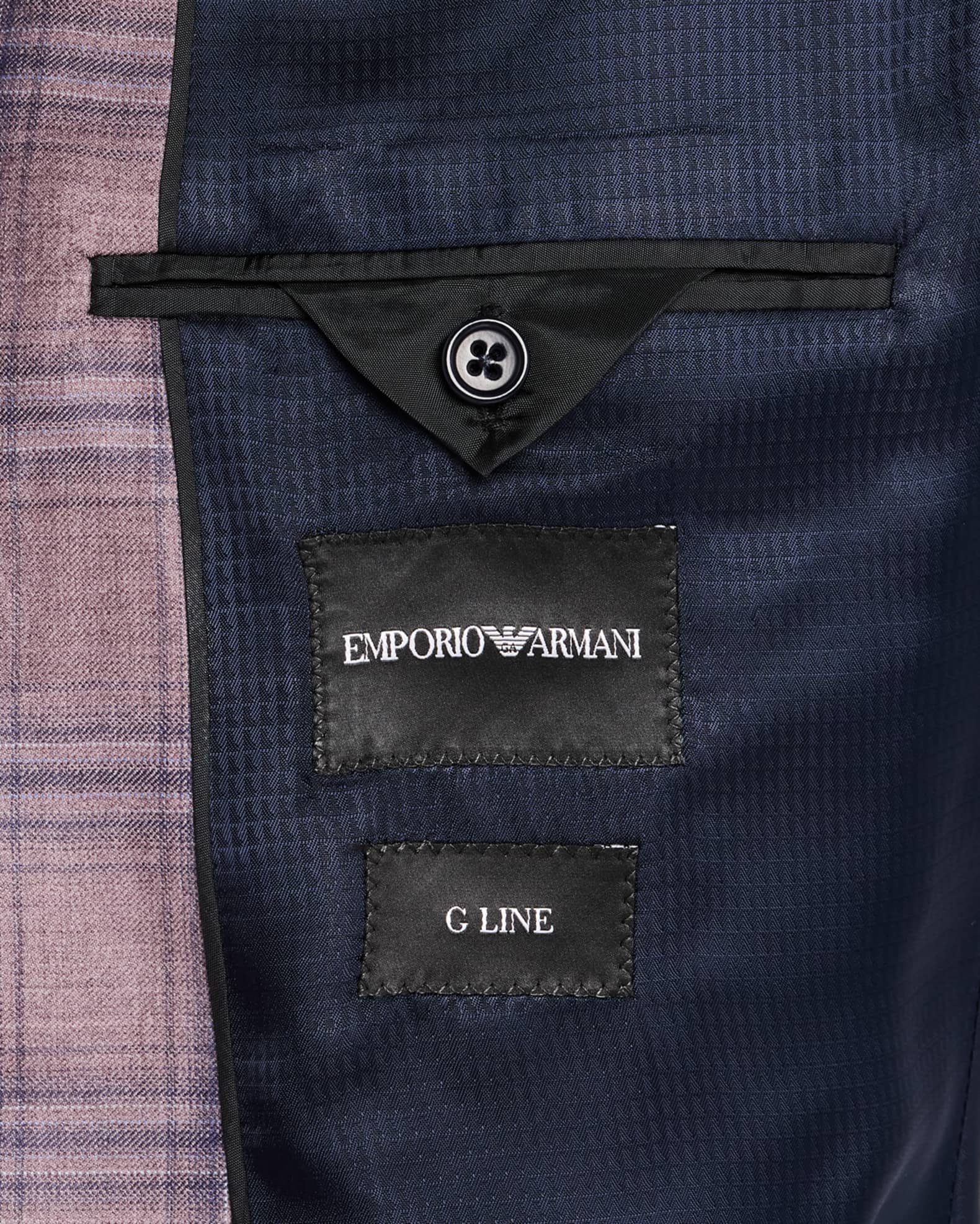Emporio Armani Men's Plaid Sport Coat Neiman Marcus