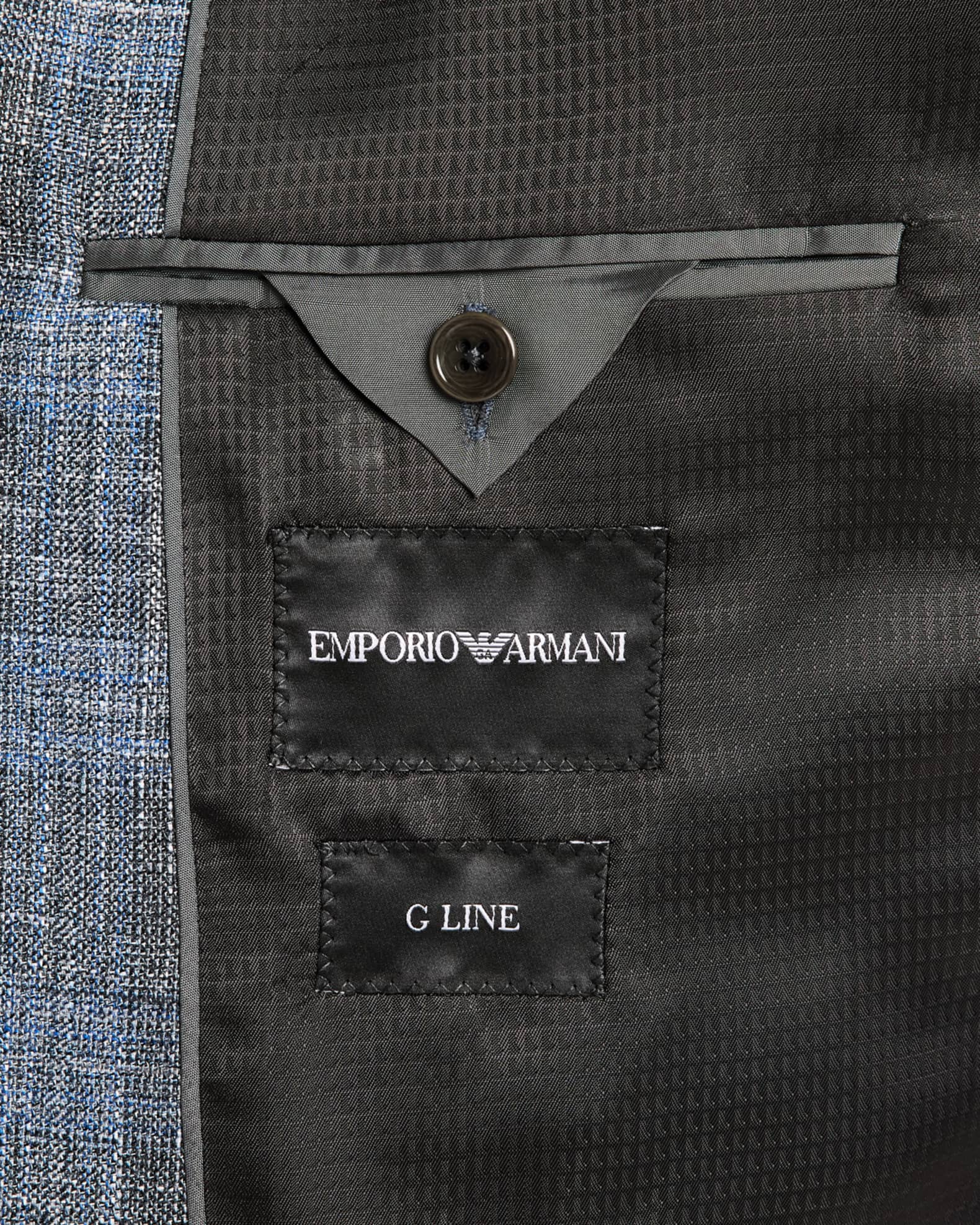 Emporio Armani Men's Bamboo Textured Plaid Sport Coat | Neiman Marcus