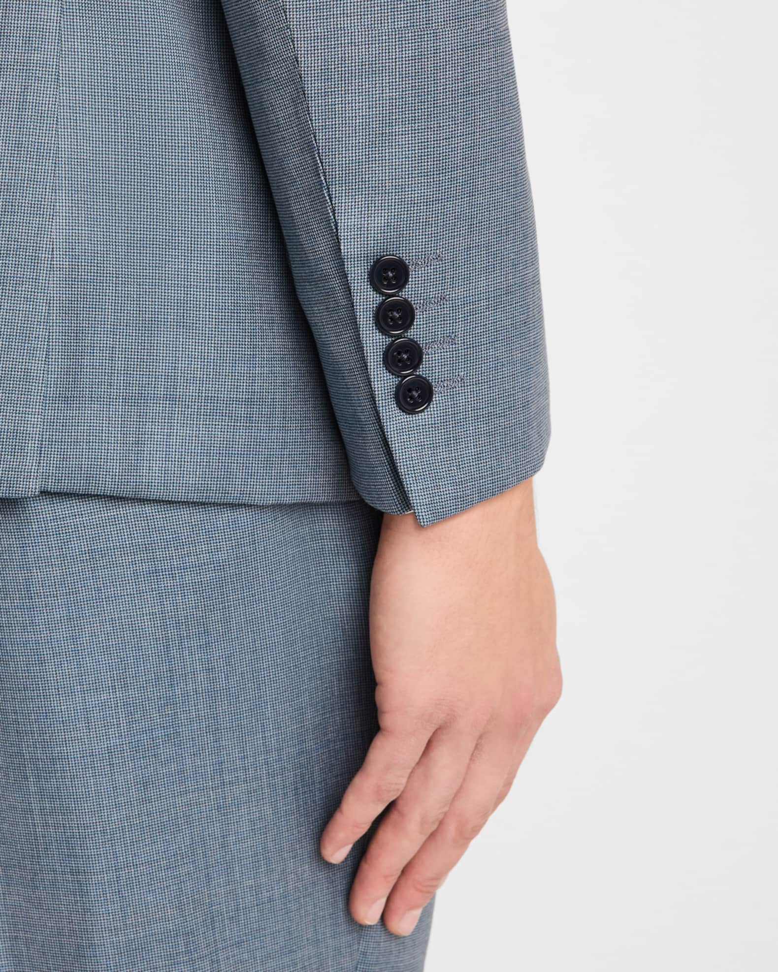 Men's Wool-Viscose Micro-Dot Suit 1