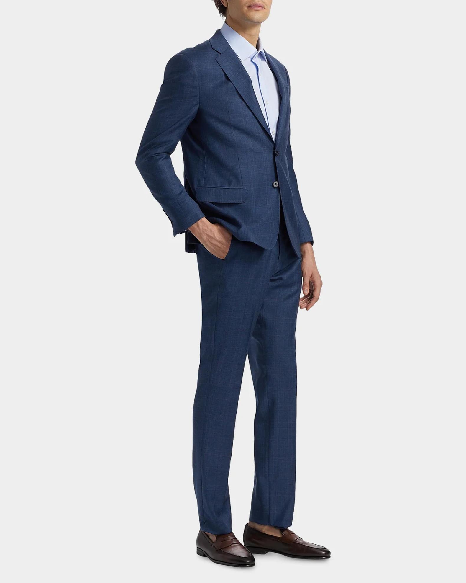 m*様 EMPORIO ARMANI ダークブルースーツセット Emporio Armani Men's Micro-Plaid Wool-Blend Suit | Neiman Marcus