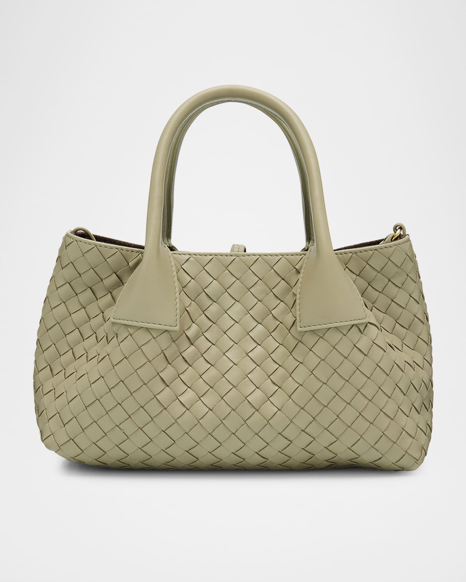 Mini Leather Tote Bag 0