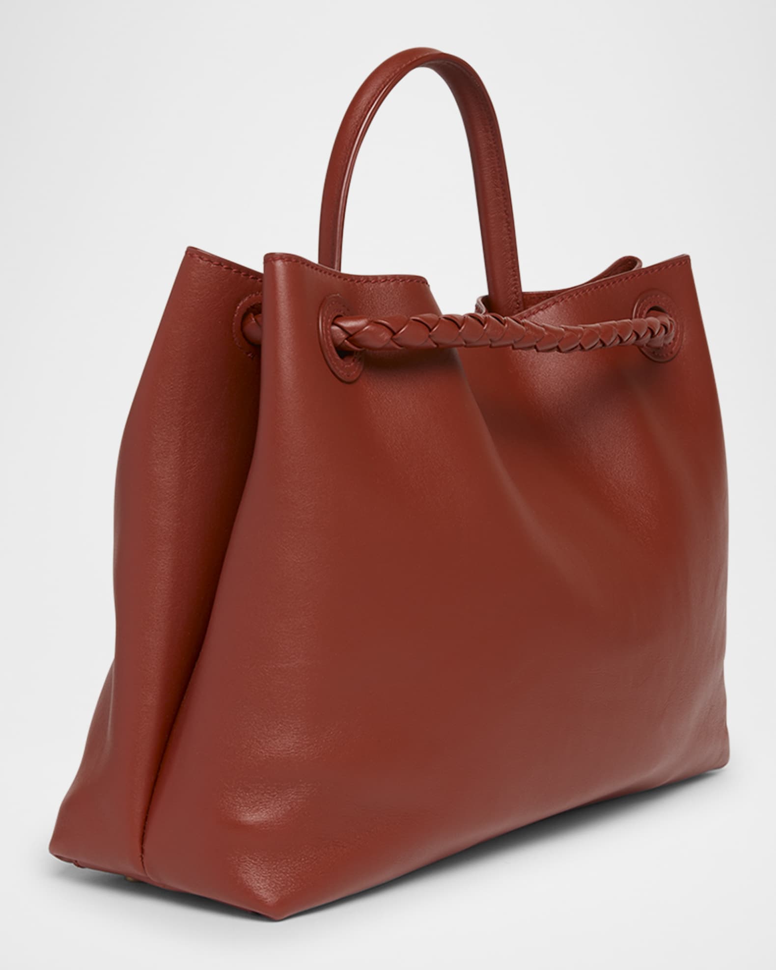 Medium Andiamo Leather Shoulder Bag