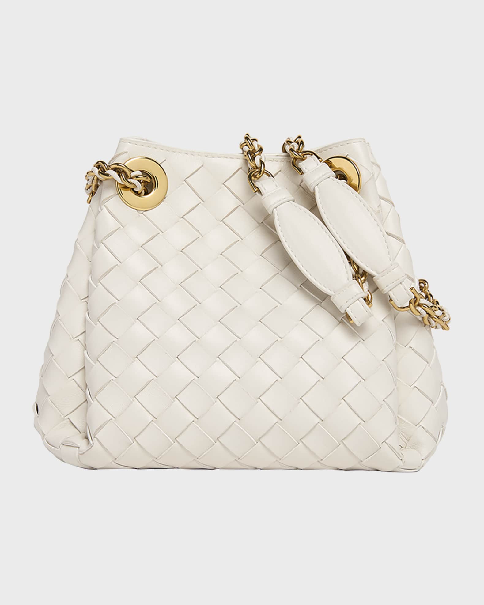 Small Parachute Leather Shoulder Bag 0