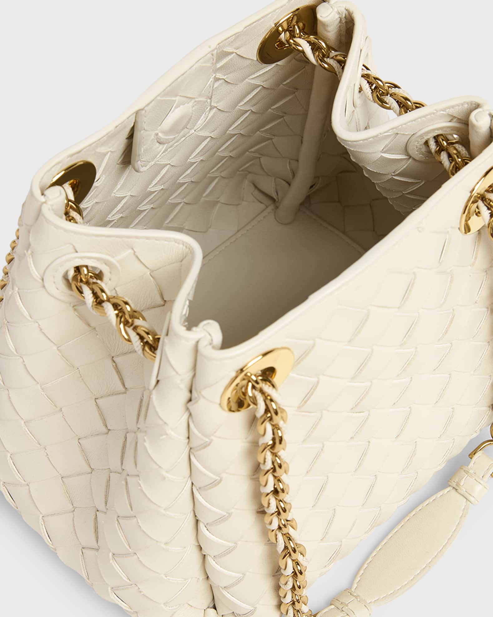 ハンドバッグ BOTTEGA VENETA PARACHUTE SMALL LEATHER HANDBAG BOTTEGA VENETA Parachute small intrecciato leather shoulder