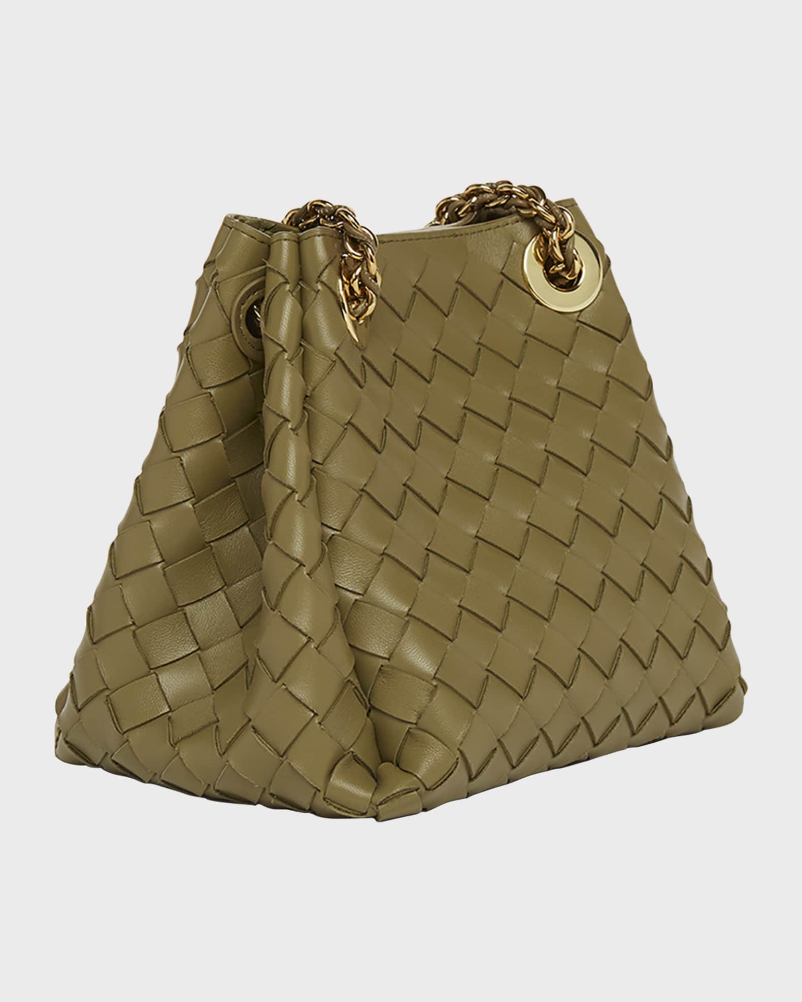 ■BOTTEGA VENETA■Parachute Small スエード ショルダーバッグ Bottega Veneta® Women's Small Parachute in Sea salt. Shop