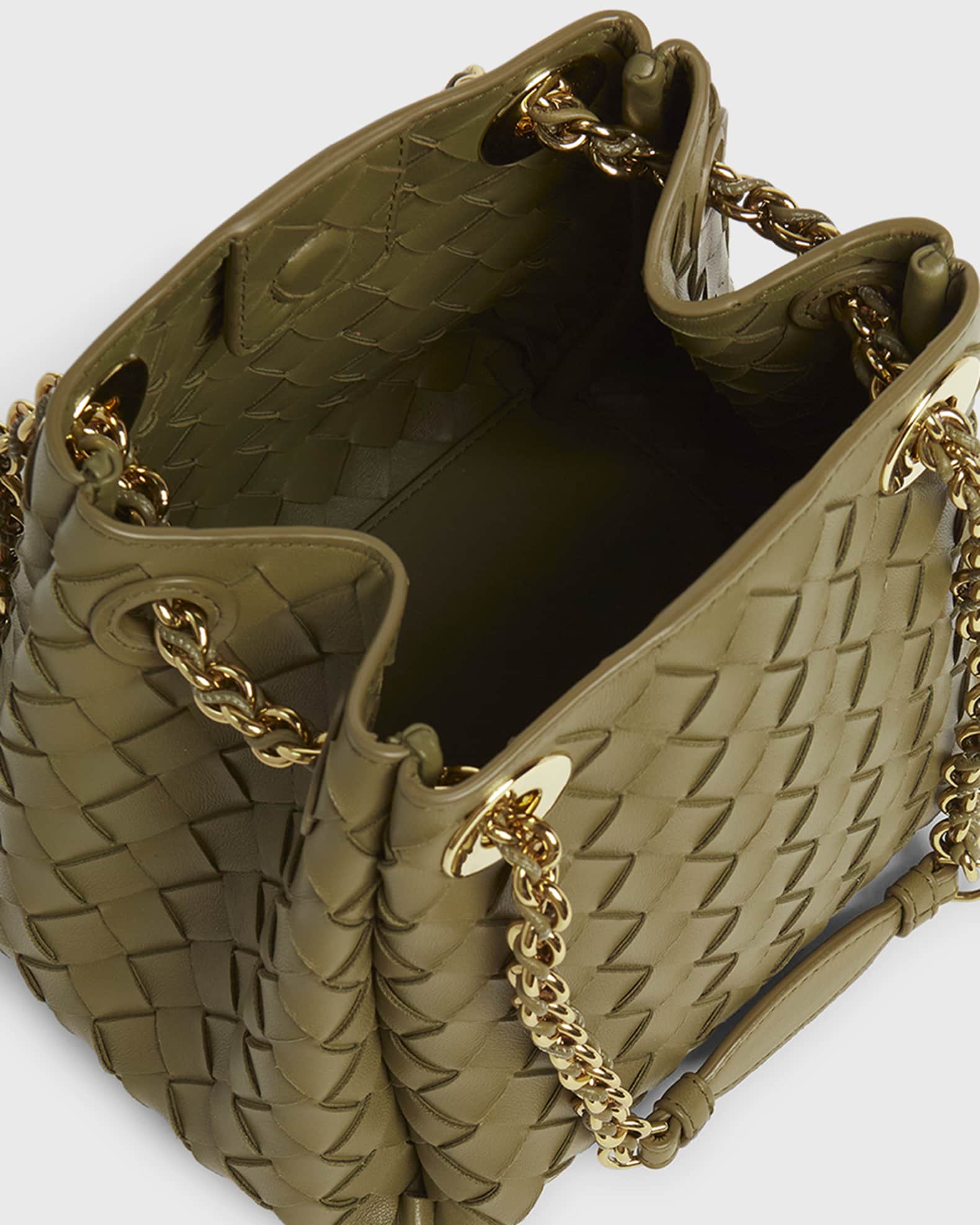 Bottega Veneta Small Parachute Leather Shoulder Bag | Neiman