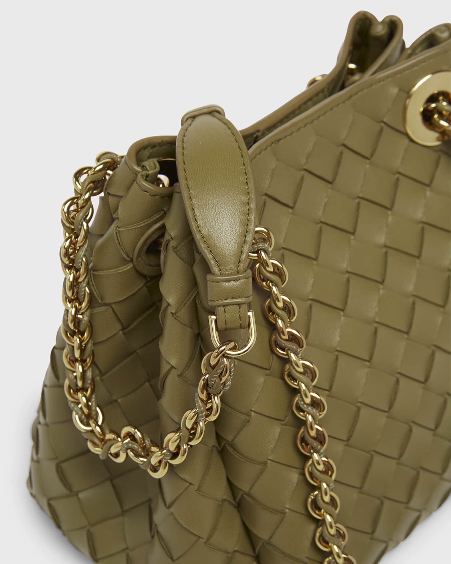Bottega Veneta Small Parachute Leather Shoulder Bag | Neiman