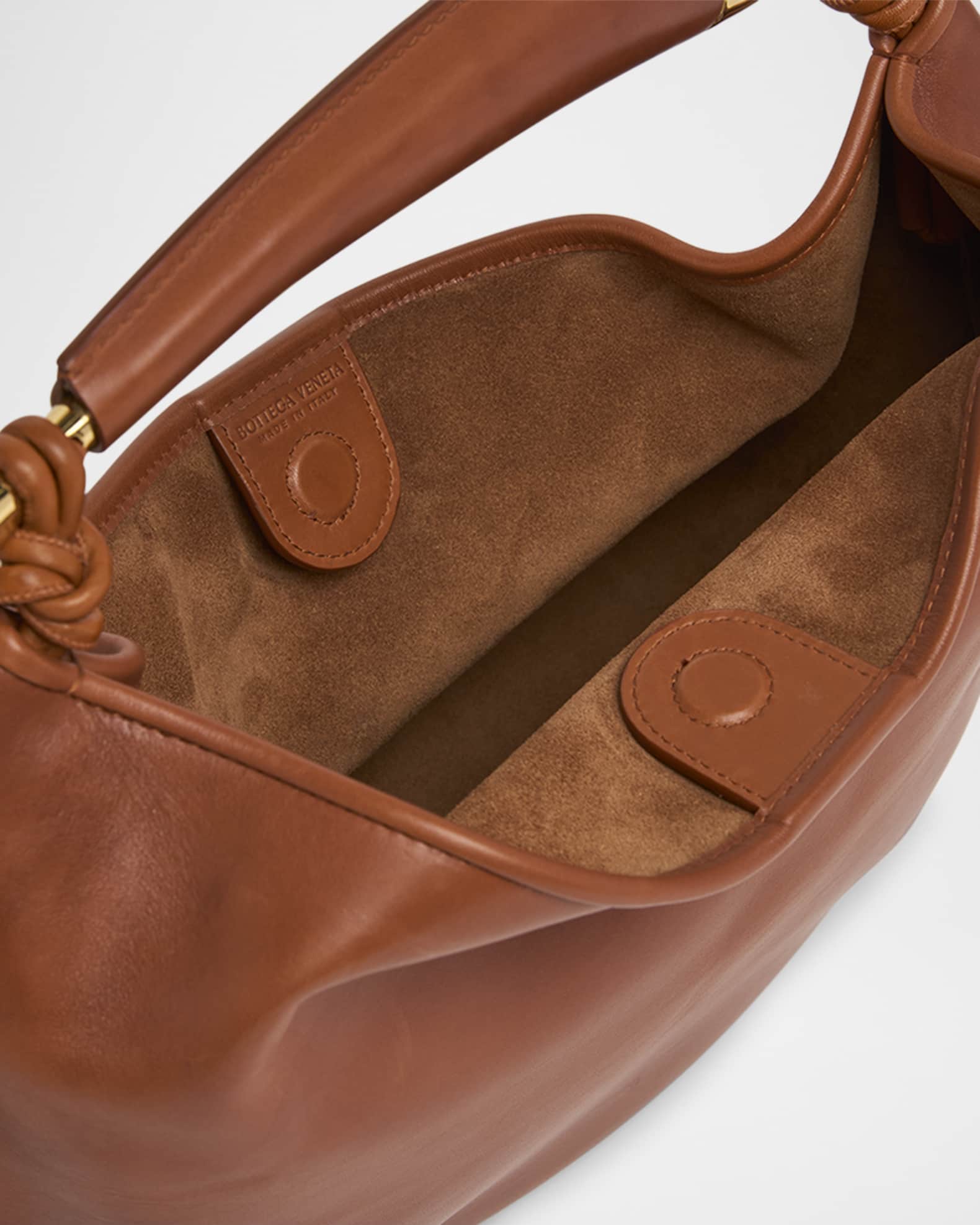 ハンドバッグ BOTTEGA VENETA SARDINE HANDBAG IN WEATHERED LEATHER Bottega Veneta Sardine Small leather shoulder bag Bottega Veneta