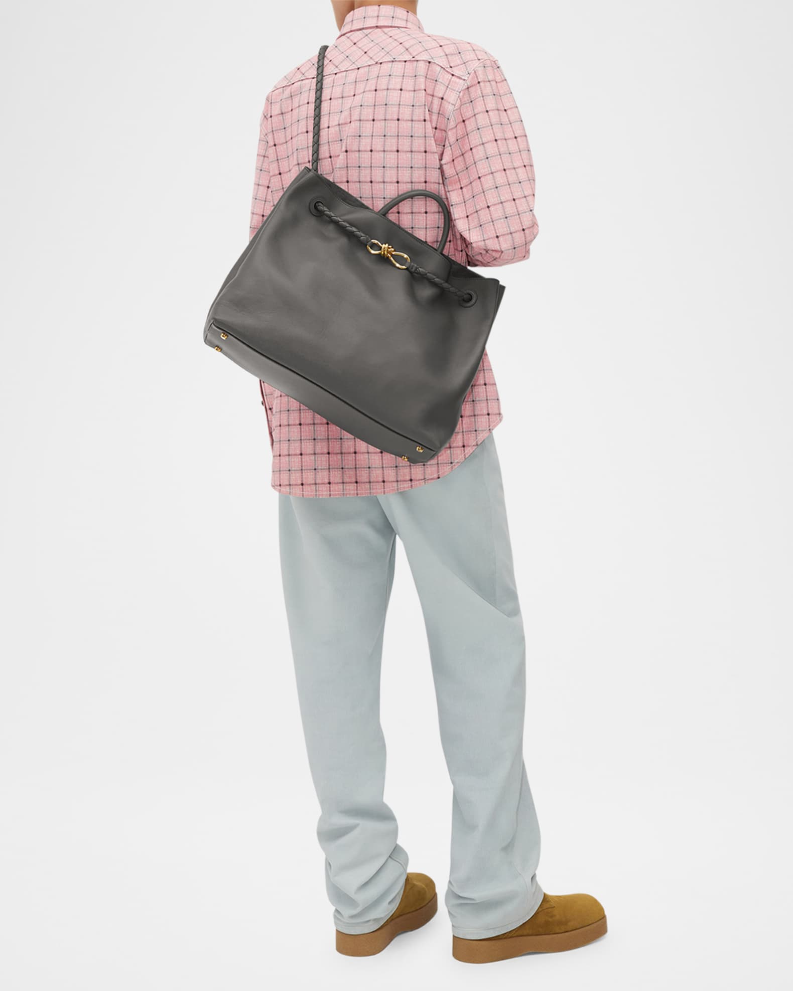 ハンドバッグ Bottega Veneta Brown Leather Large Andiamo Handbag BOTTEGA VENETA | LARGE ANDIAMO