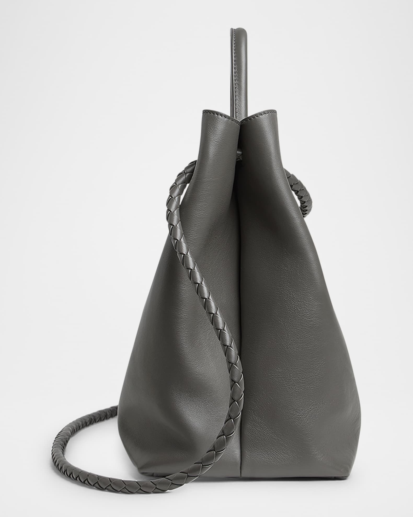 Large Andiamo Leather Top-Handle Bag 1
