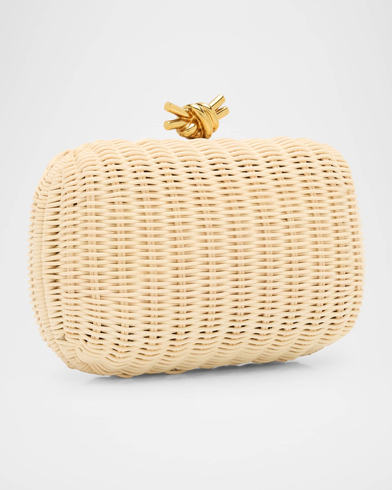 Knot Chain Rattan Crossbody Bag 1
