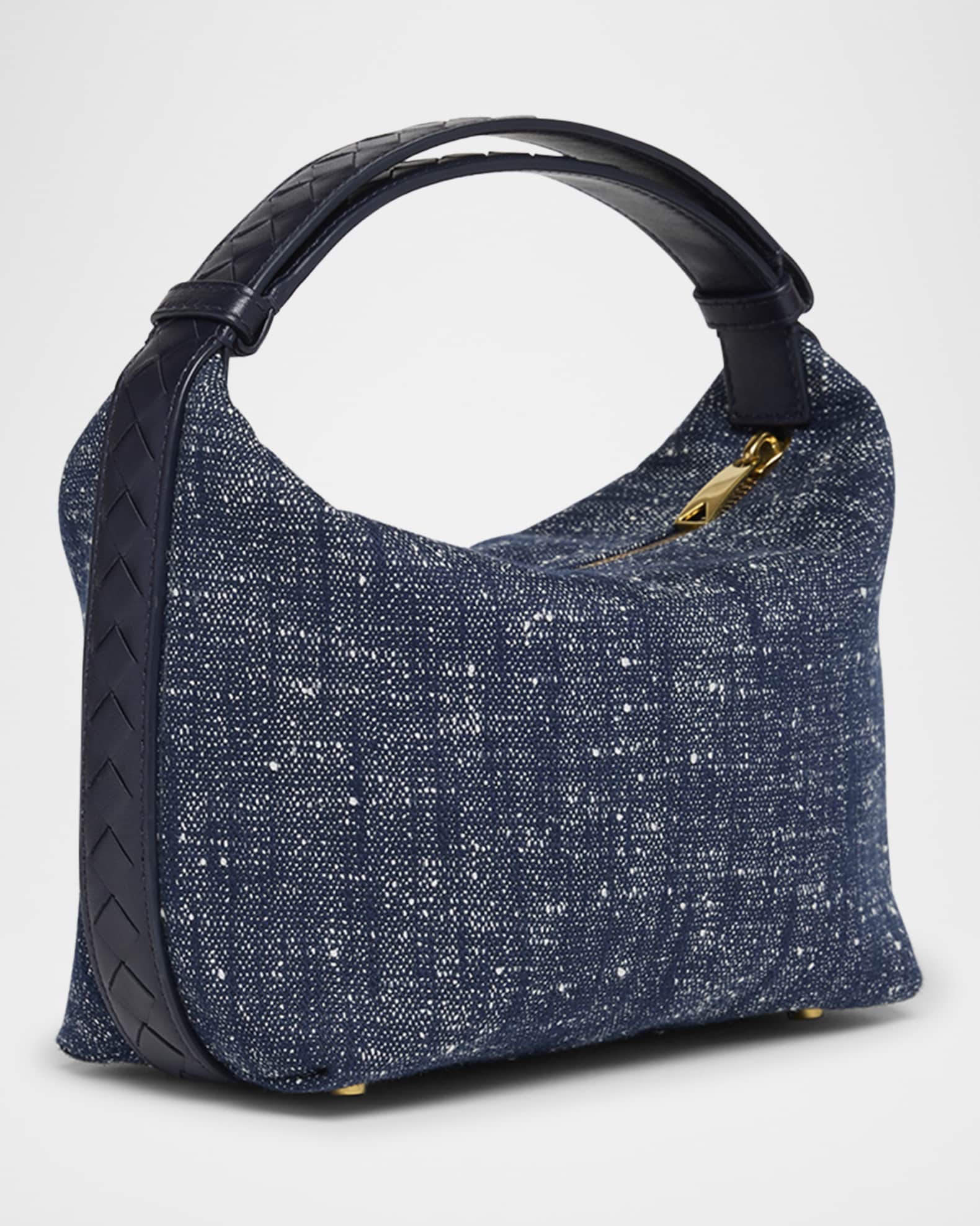Mini Wallace Denim Boucle Shoulder Bag