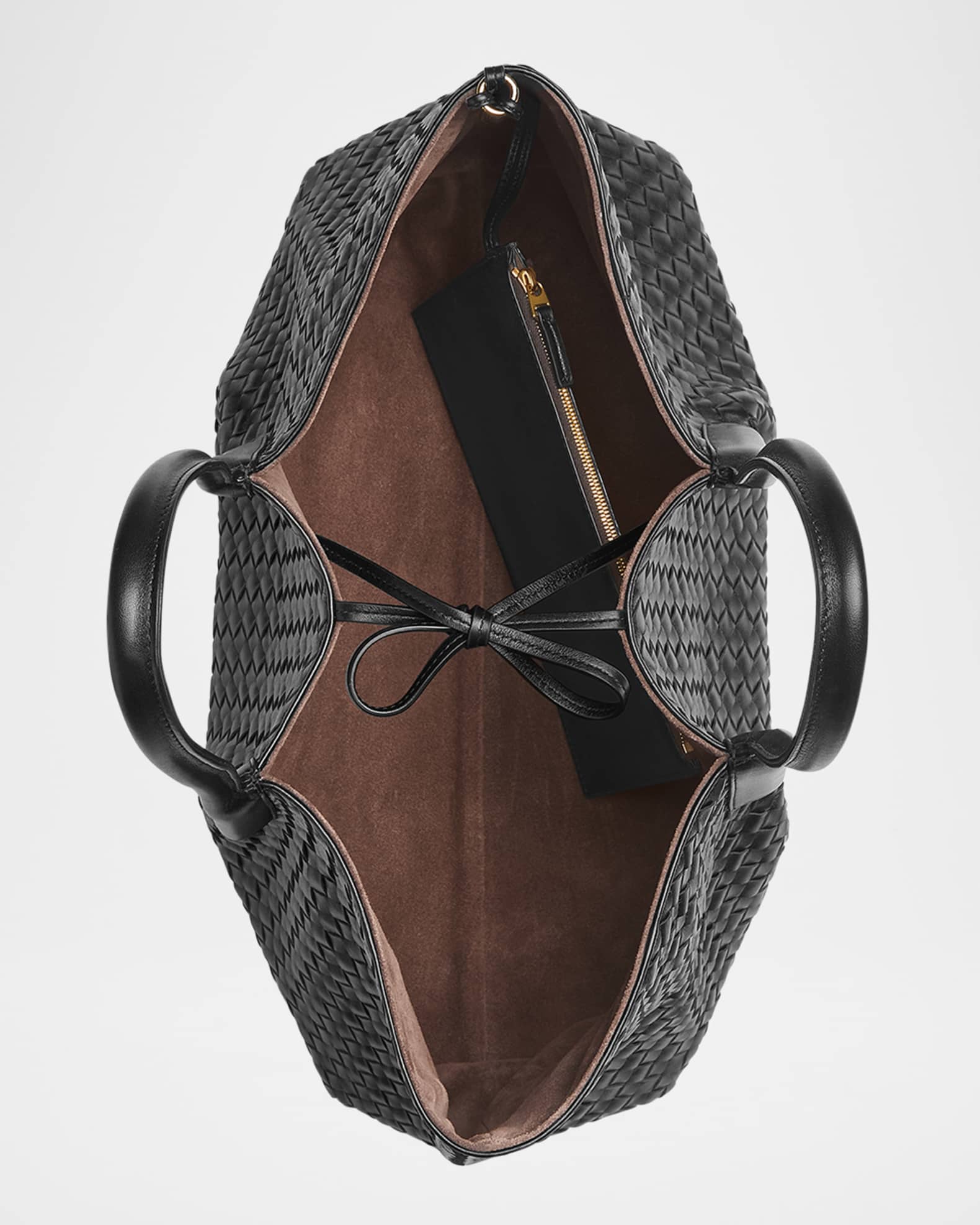 Reversible Suede & Leather Tote Bag 1