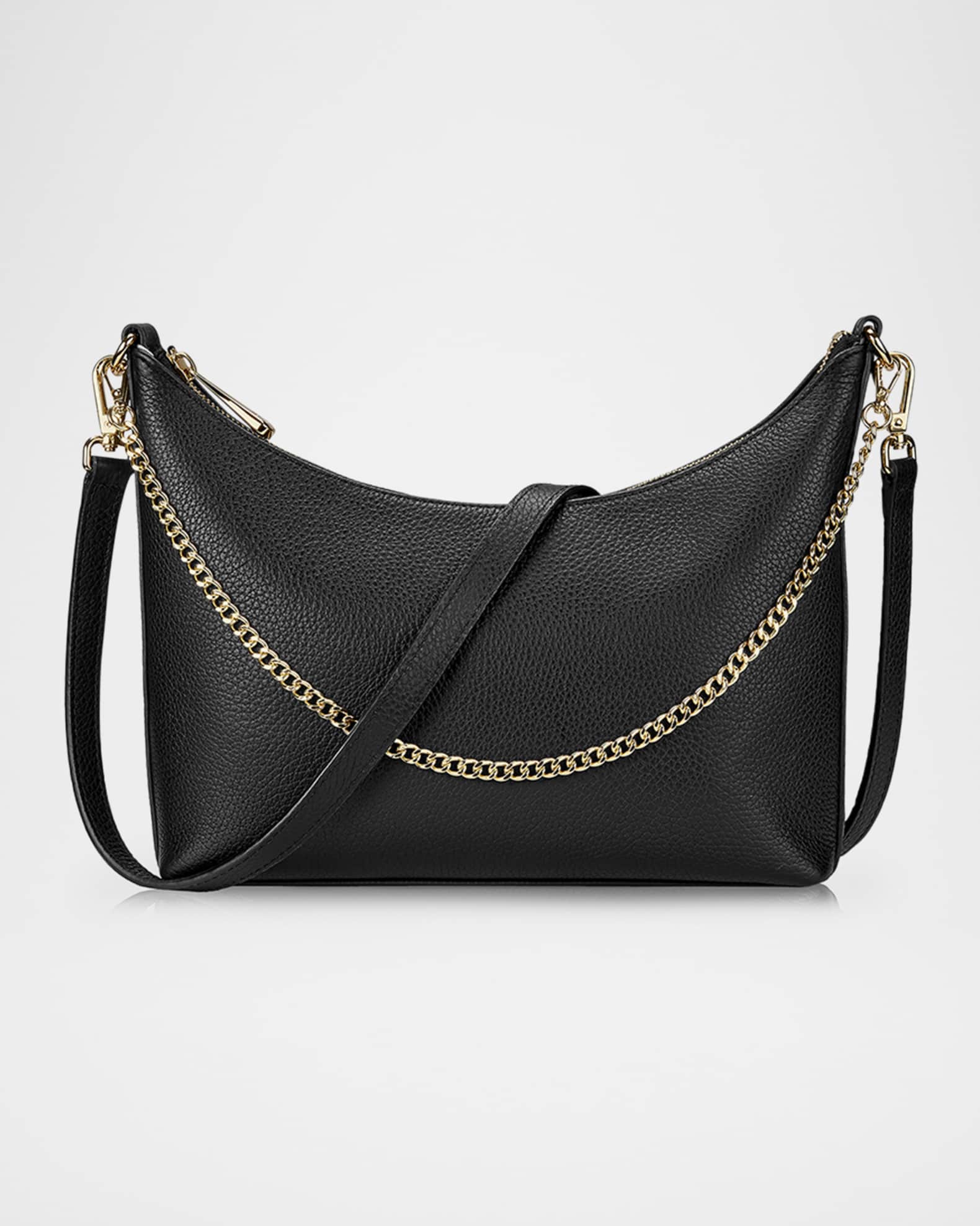 Jules Zip Leather Crossbody Bag 0