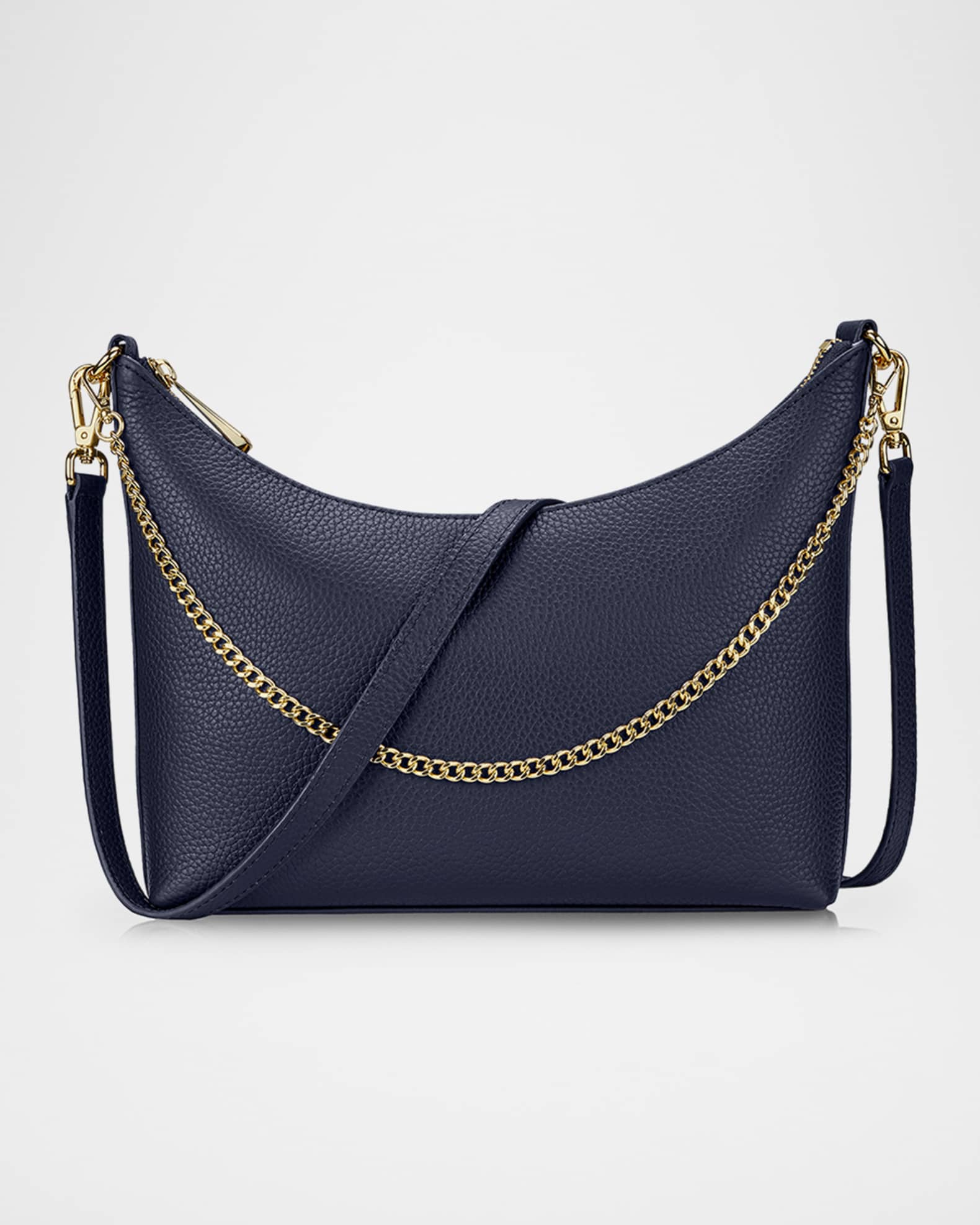 Gigi New York Jules Zip Leather Crossbody Bag Neiman Marcus