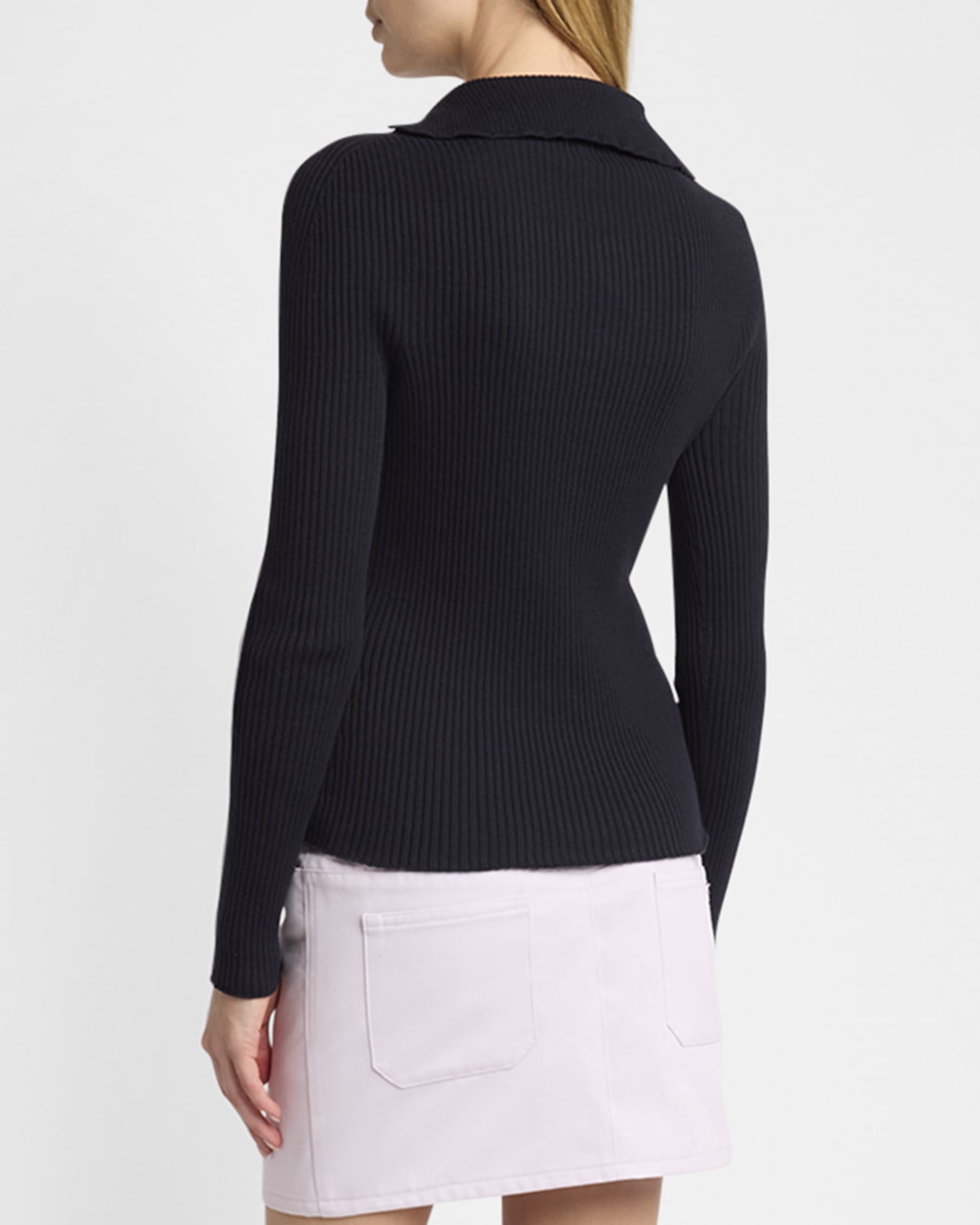 ワンピース COURREGES 'Solar Light Rib' dress Black  324MRO466FI0049 Courreges 'solar light rib' dress available on julian