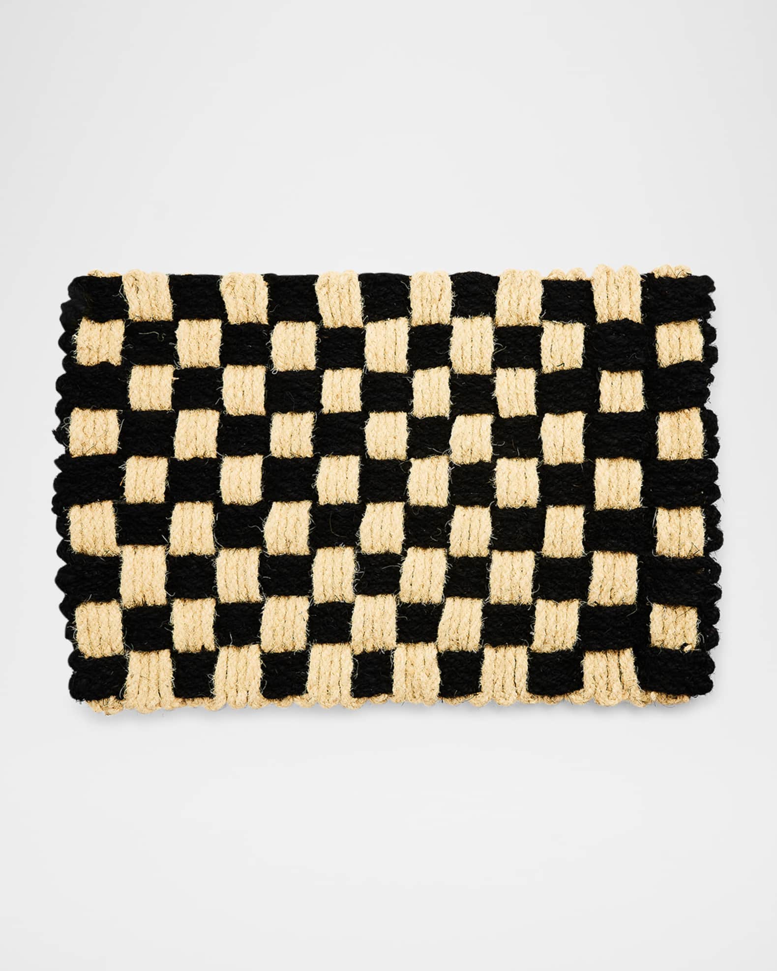 Woven Check Entrance Mat, 25" x 36.5" 0