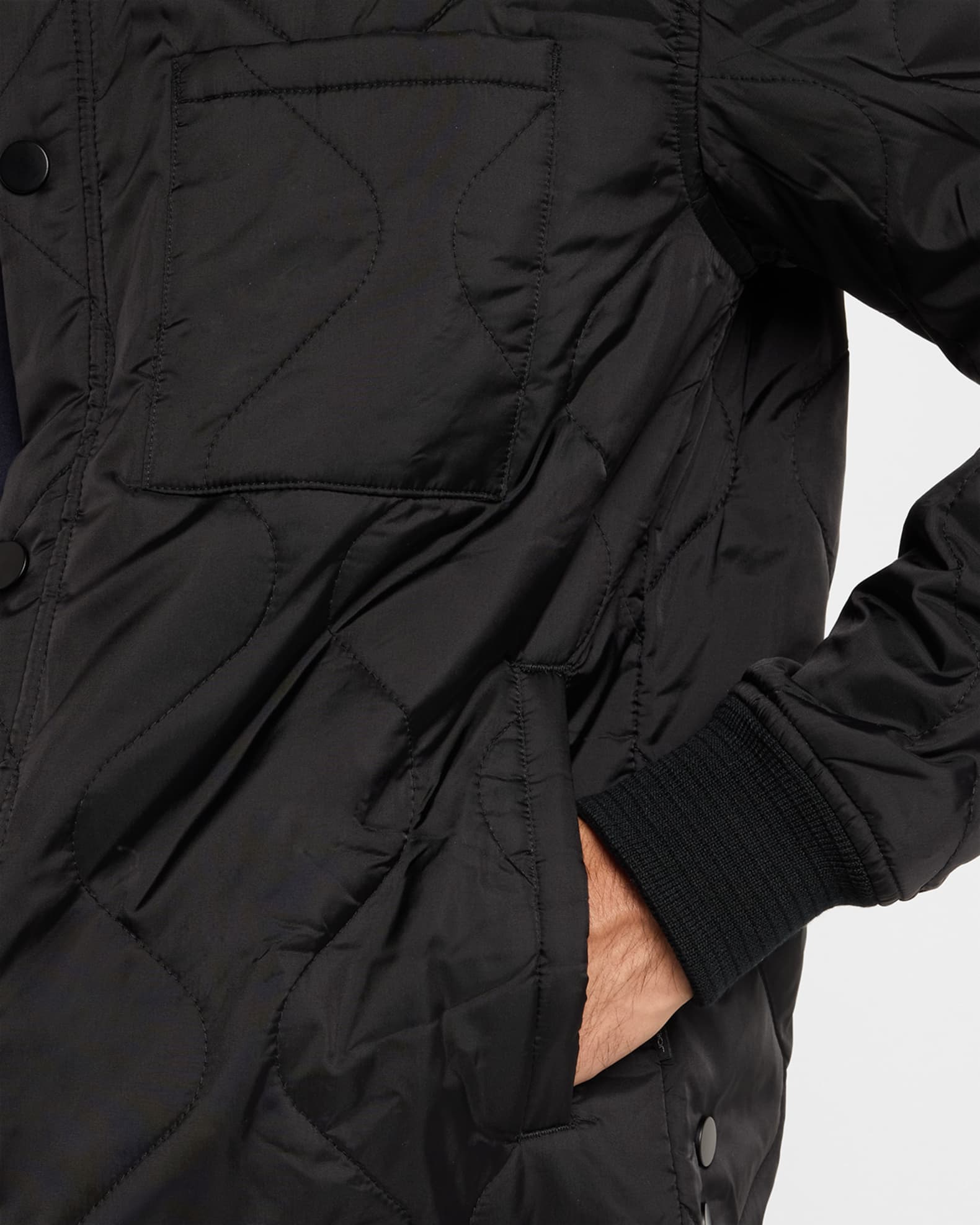 Joe's Jeans Men's Rory Quilted Bomber Jacket Neiman Marcus