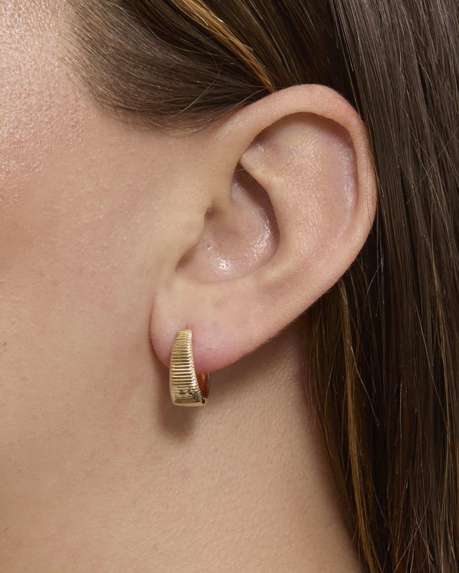 STONE AND STRAND Cher Huggie Earrings Neiman Marcus