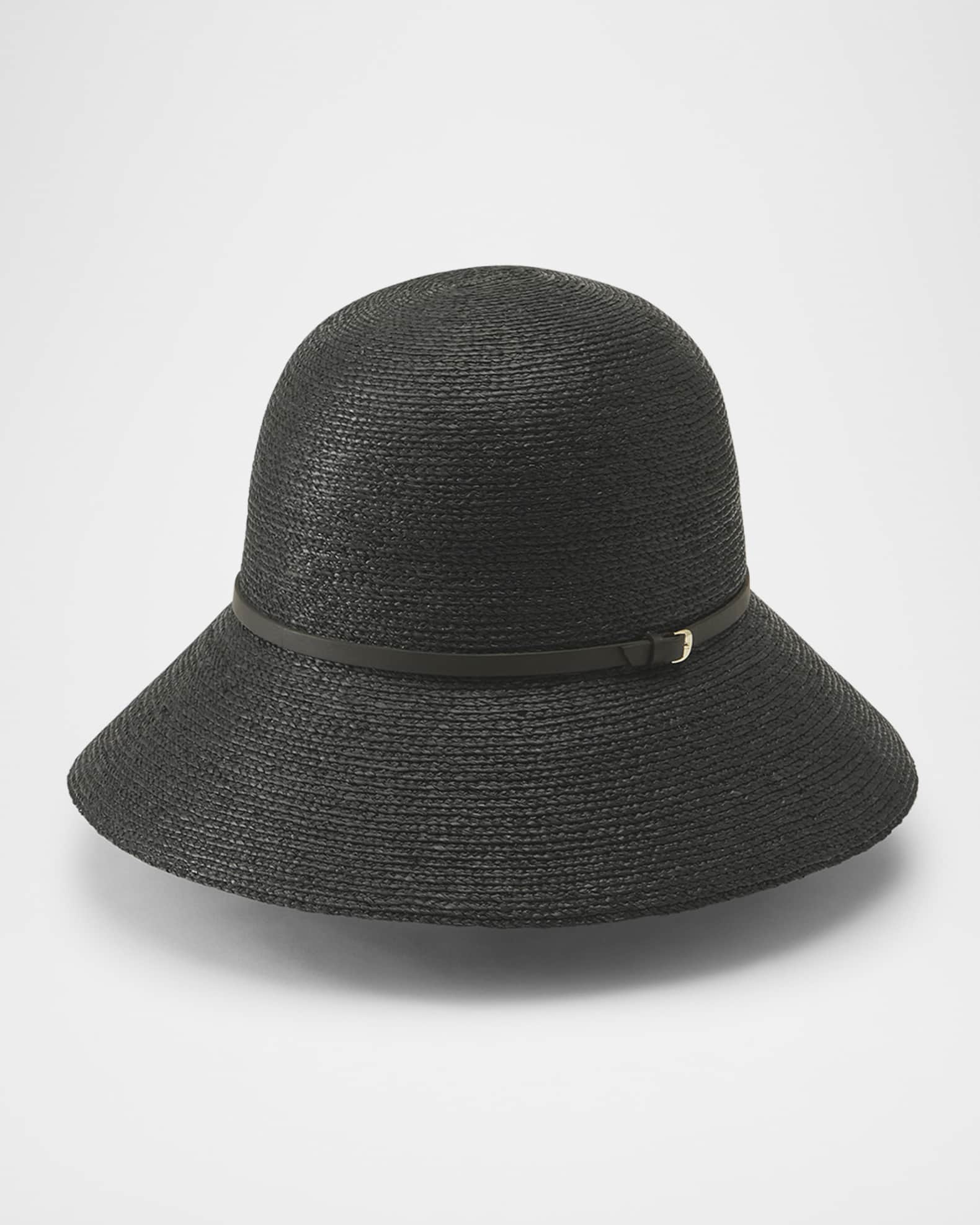 Besa 9 Raffia Cloche Hat 0