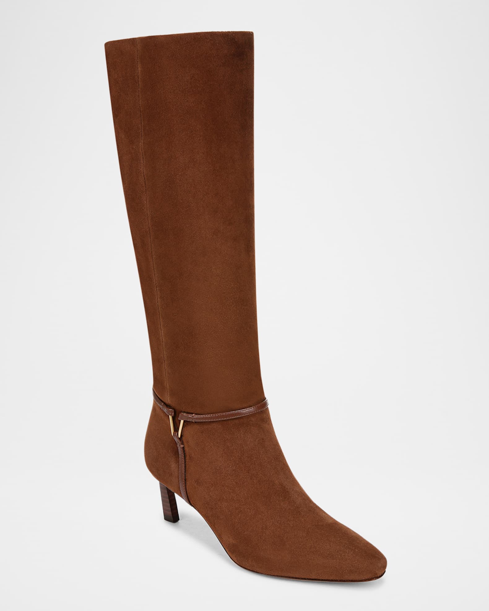 Kenzie Suede Harness Boots 1