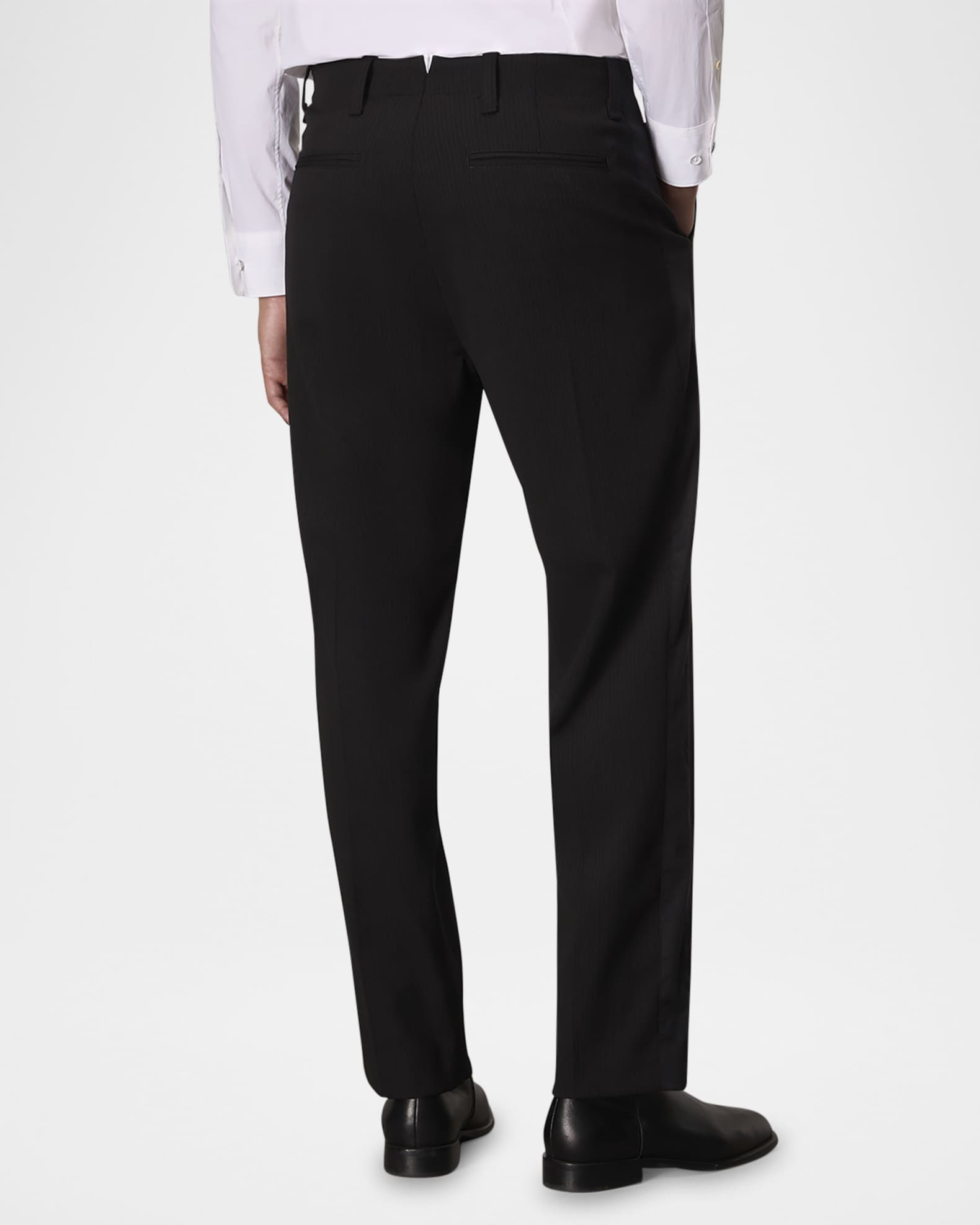Rag & Bone Men's Bradford Textured Tuxedo Pants | Neiman Marcus