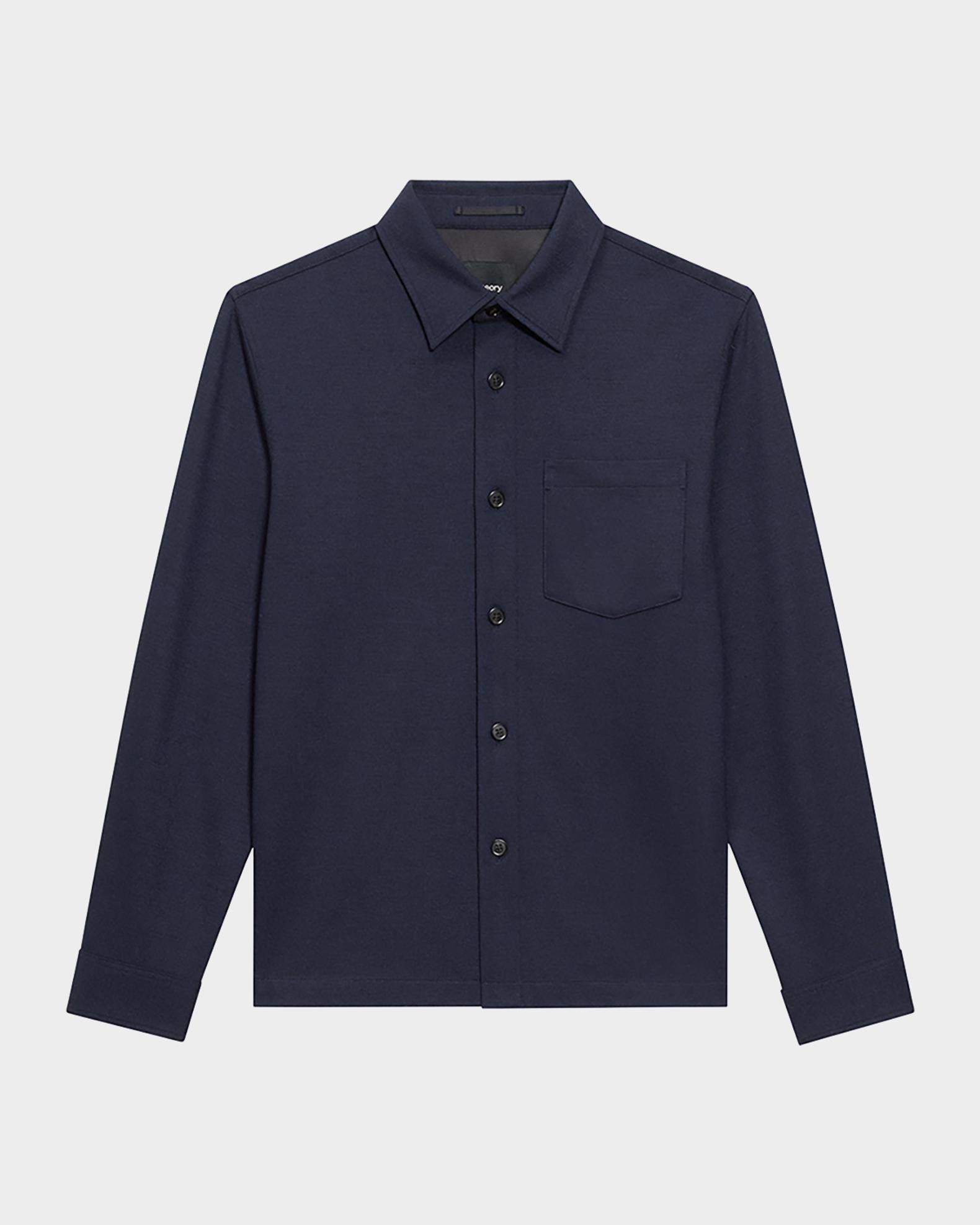 Theory Men's Irving Structured Pocket Sport Shirt | Neiman Marcus