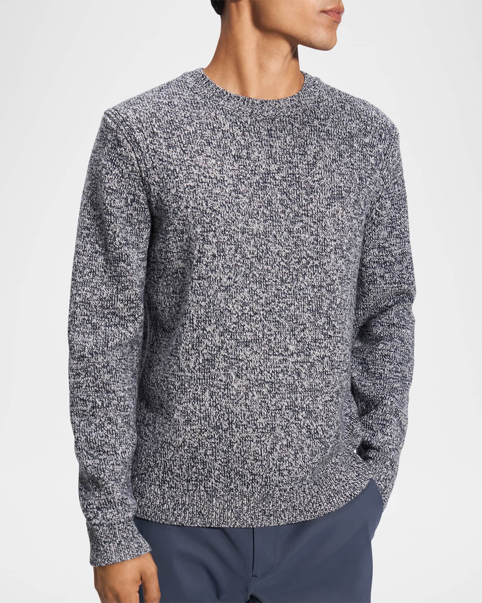 Theory V-neck Sweater In Feather 100% Cashmere Gray Color - XL MSRP $265 |  eBay