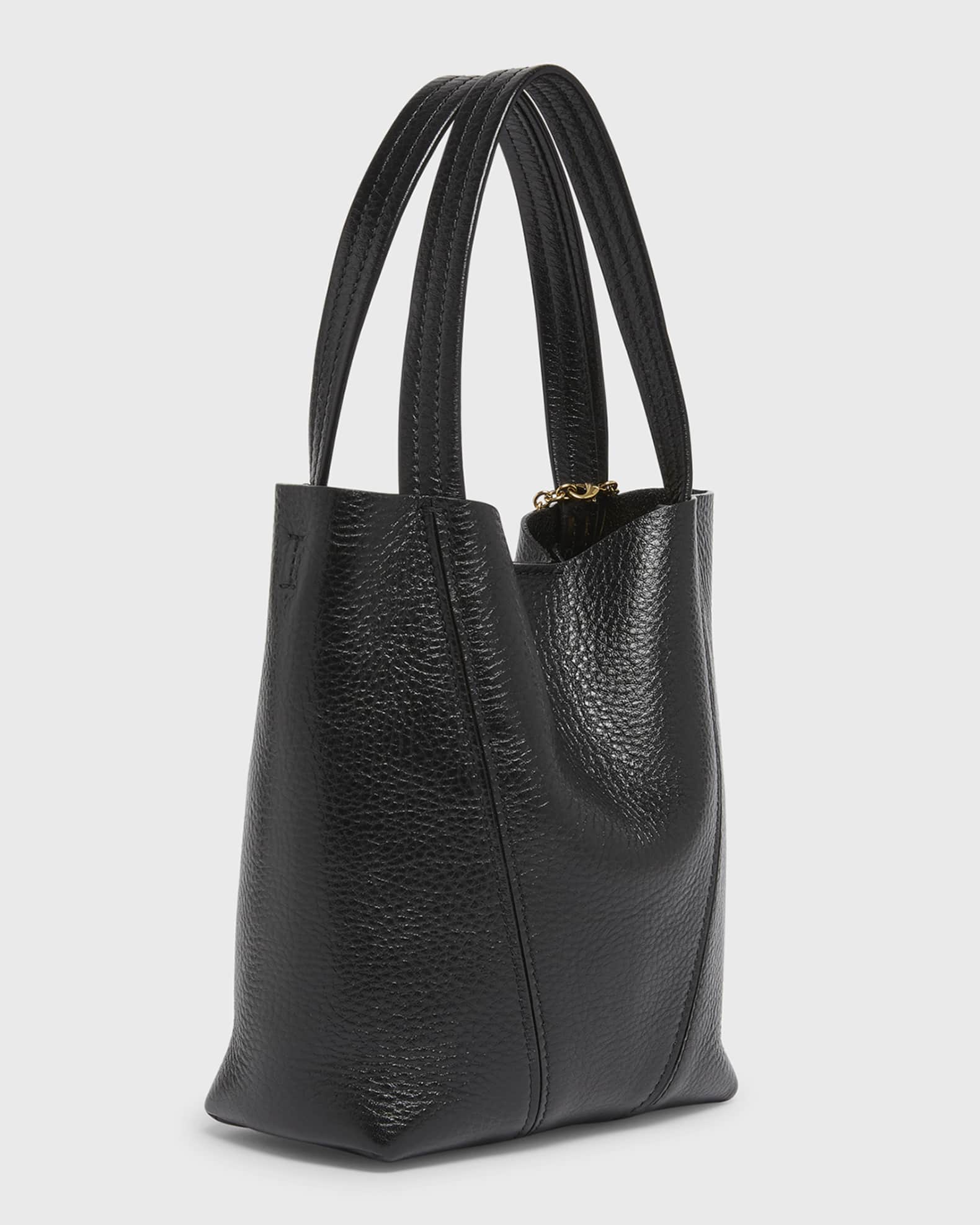 Chloe Spin Mini Tote Bag in Grained Calfskin | Neiman Marcus