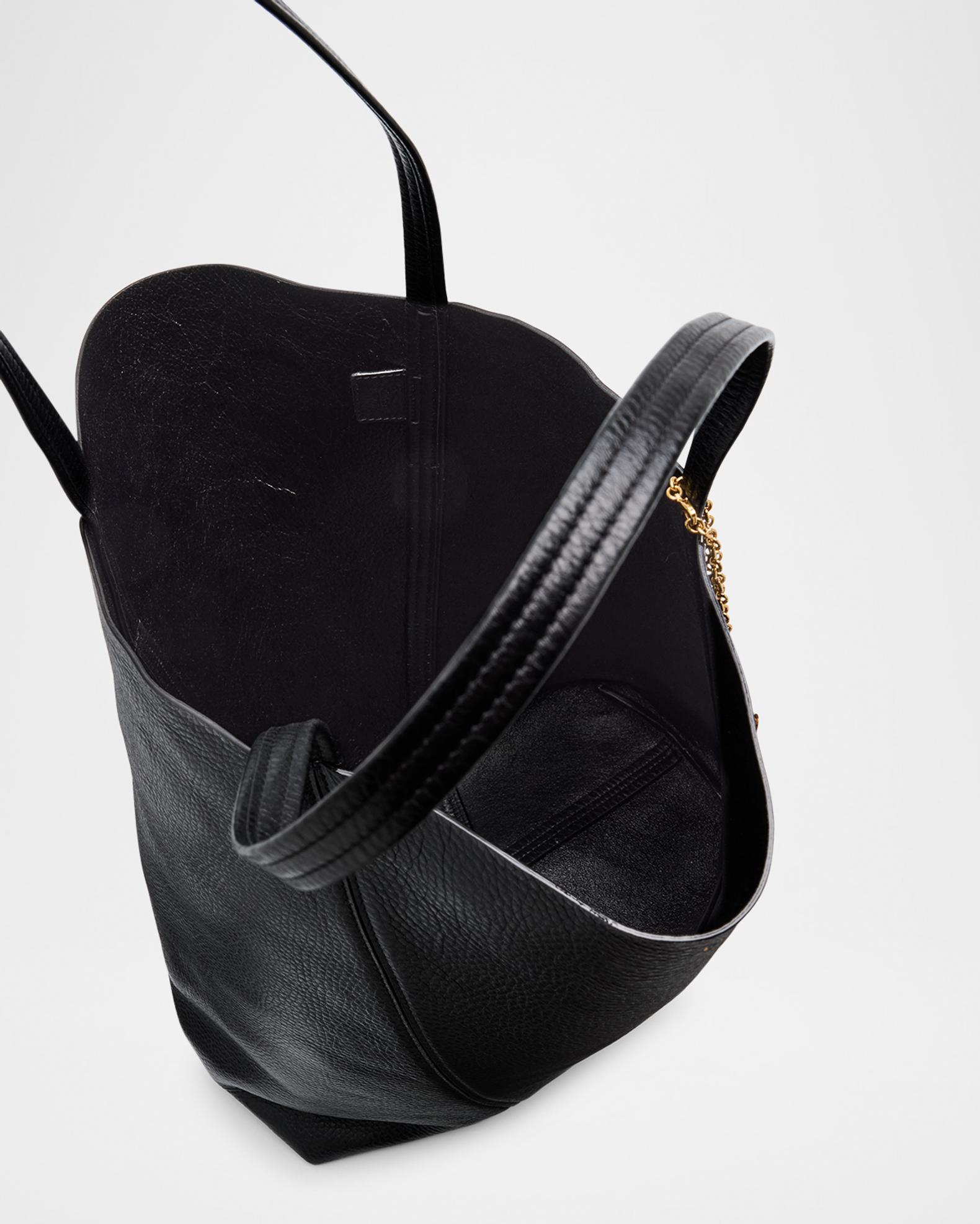 くろんぼ出品です Spin North-South Tote Bag in Leather | Neiman Marcus