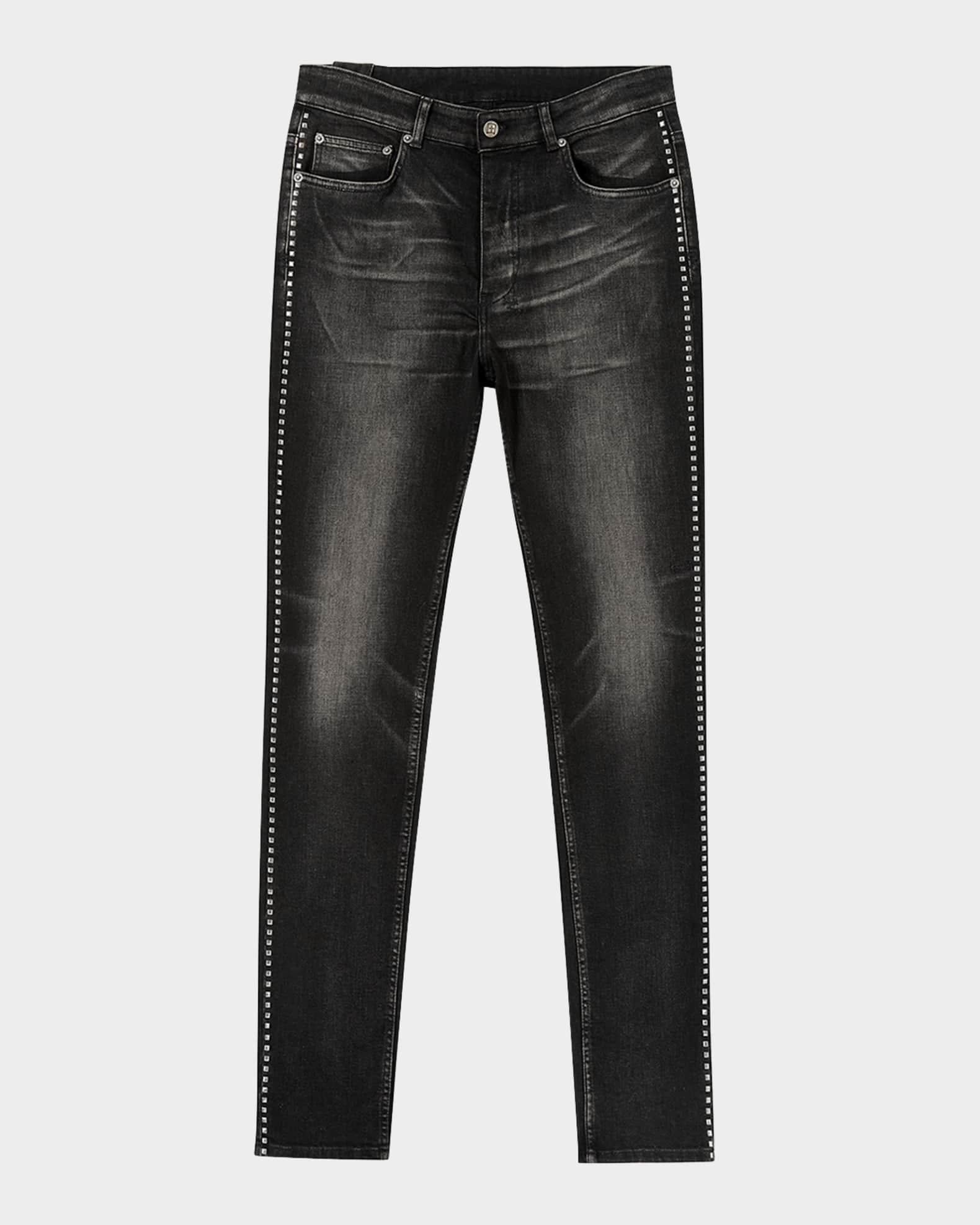 商品画像：STUDDED DENIM PANTS【BLACK】 | SHIKITARI 4