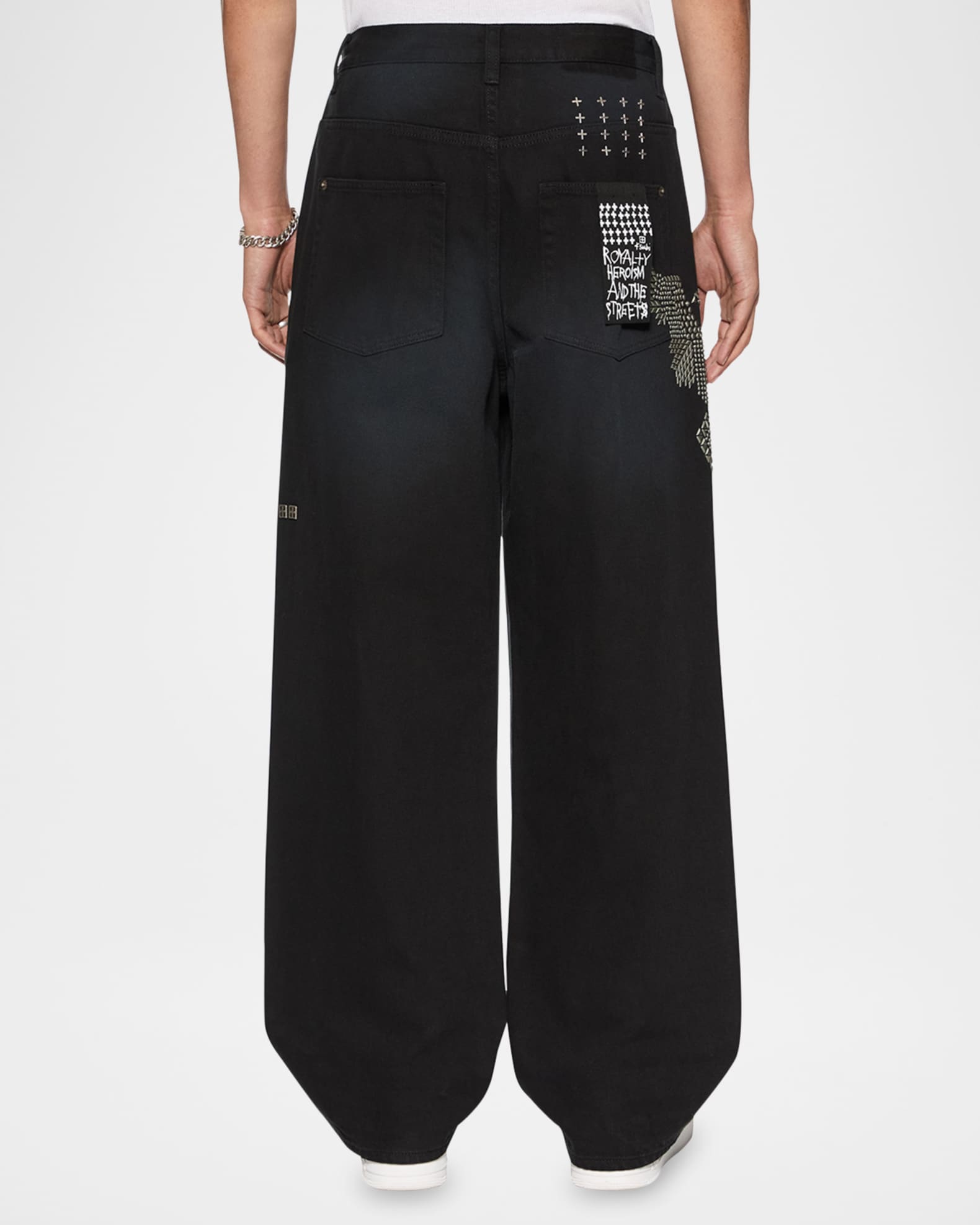 Ksubi Men's Maxx Replica Eagle Wide-Leg Jeans | Neiman Marcus