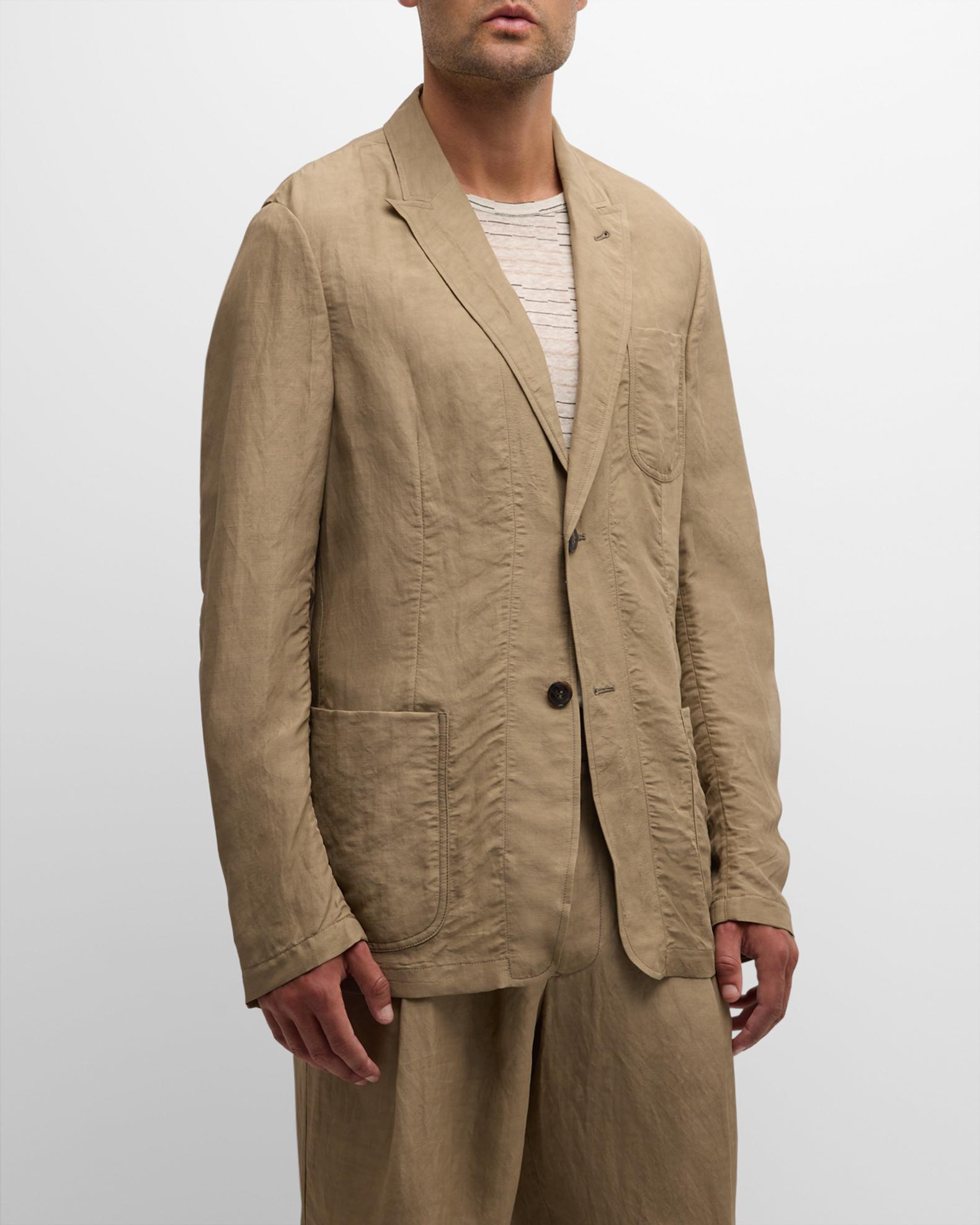 Men's Viscose Linen Suit | Neiman Marcus