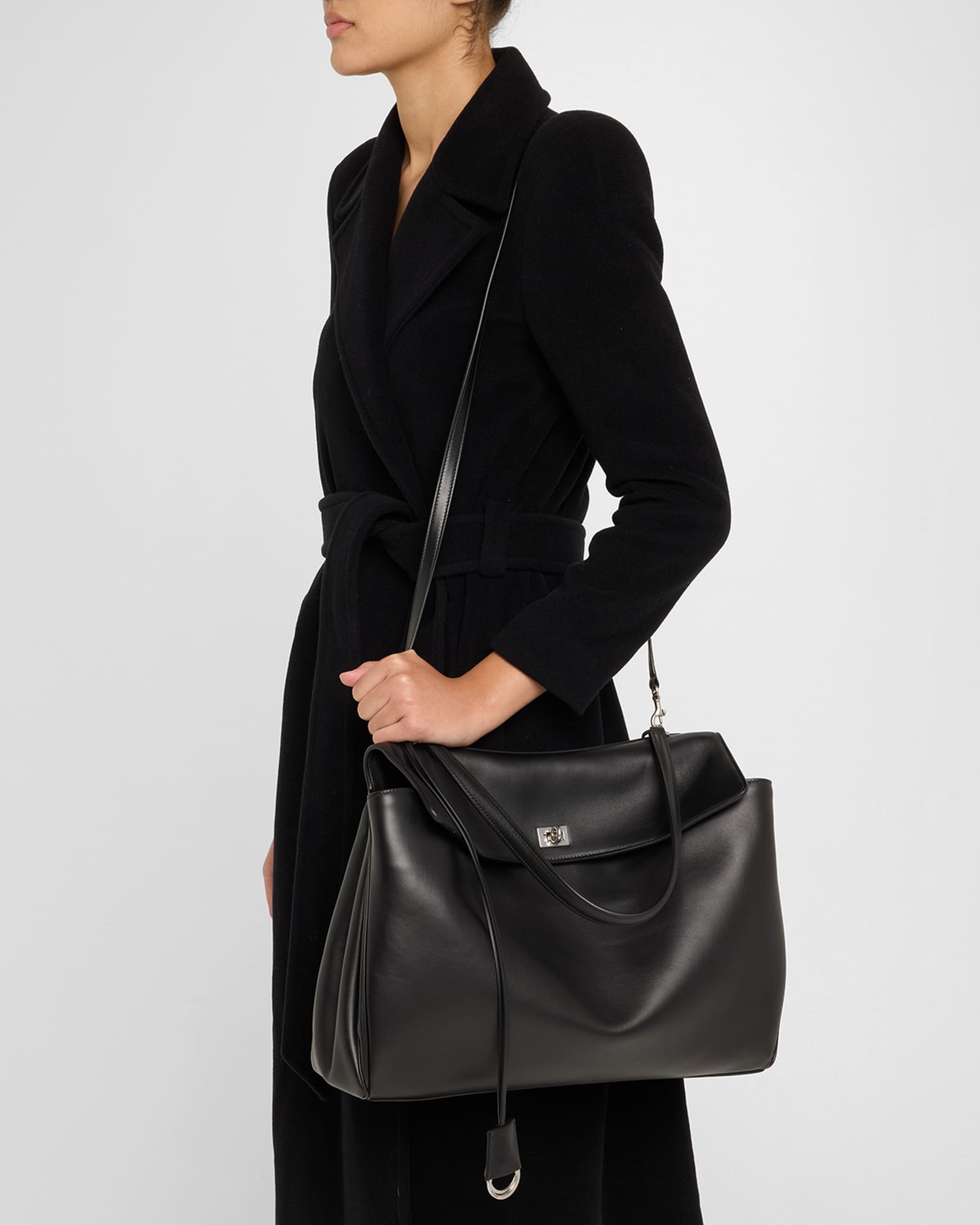 Balenciaga Women's Rodeo Vanity Bag Black