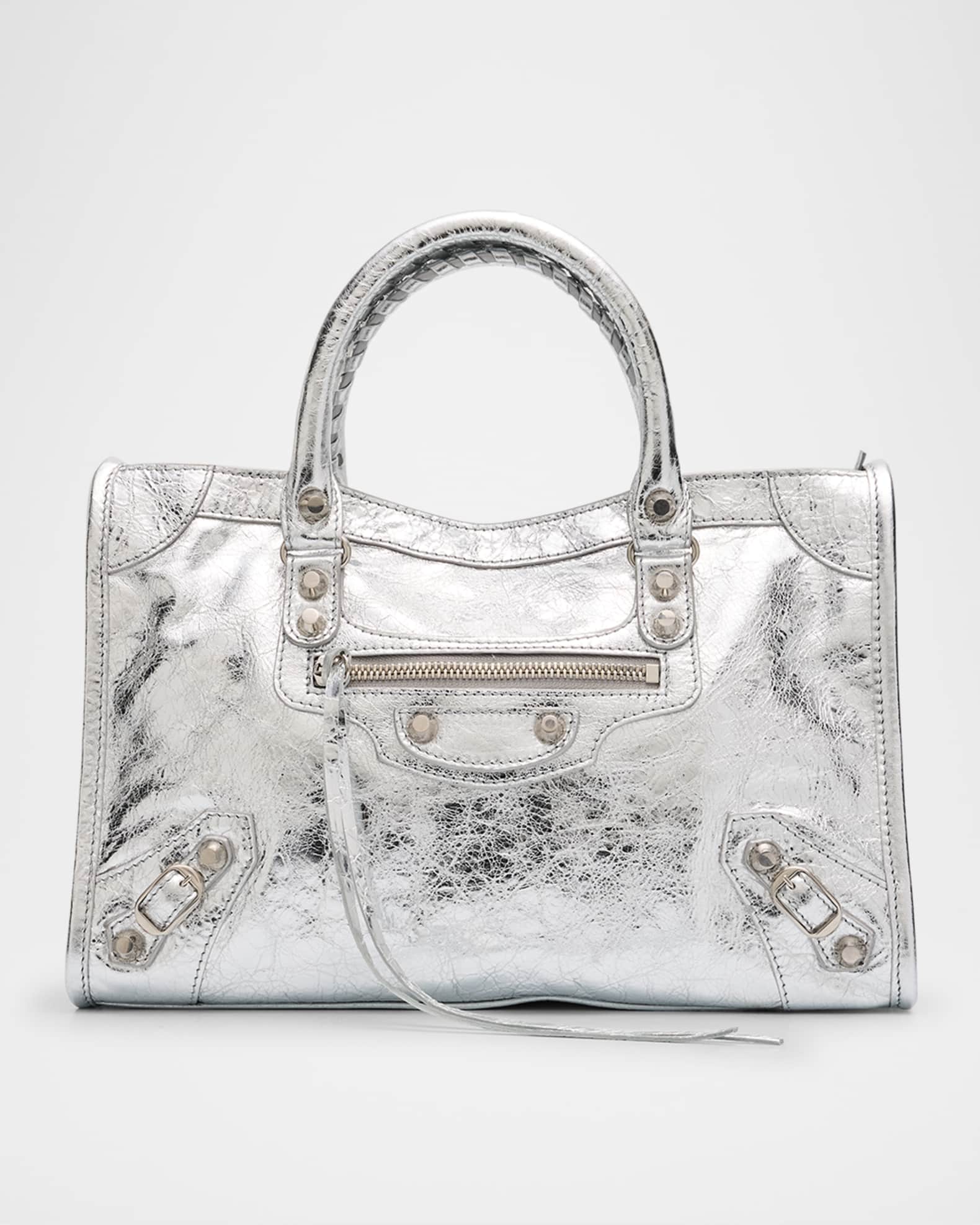 Le City Small Metallic Leather Shoulder Bag 0