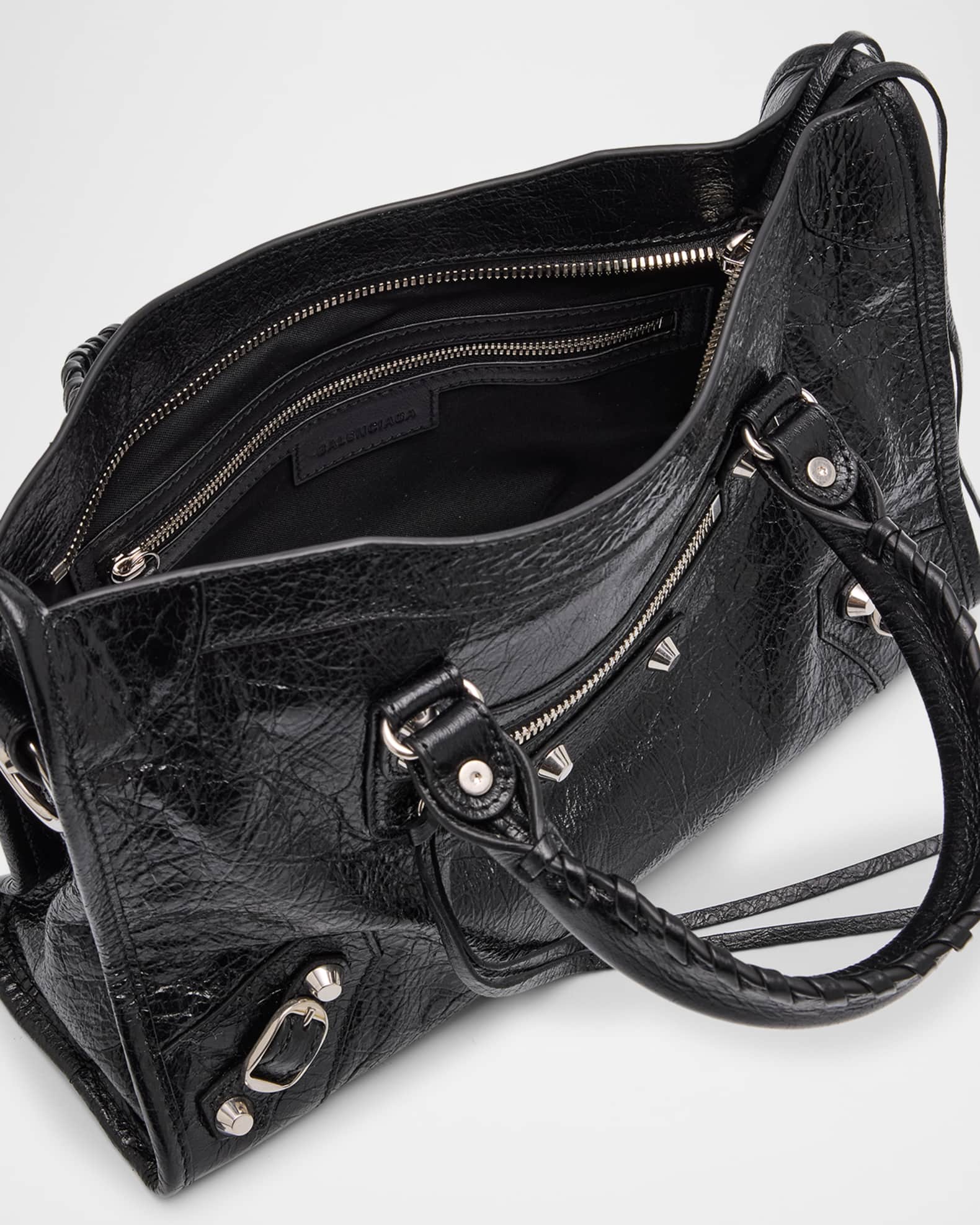 Balenciaga Le City Small Leather Shoulder Bag | Neiman Marcus